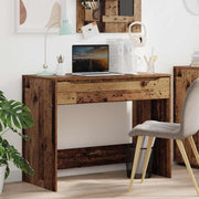 Stol s ladicama Staro drvo 100 x 50 x 78 cm Konstrukcijsko drvo