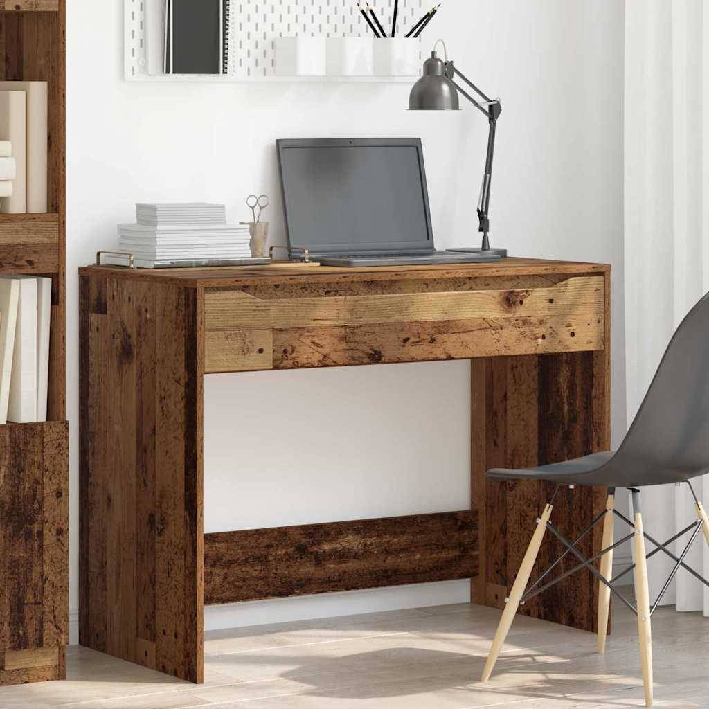 Stol s ladicama Staro drvo 100 x 50 x 78 cm Konstrukcijsko drvo