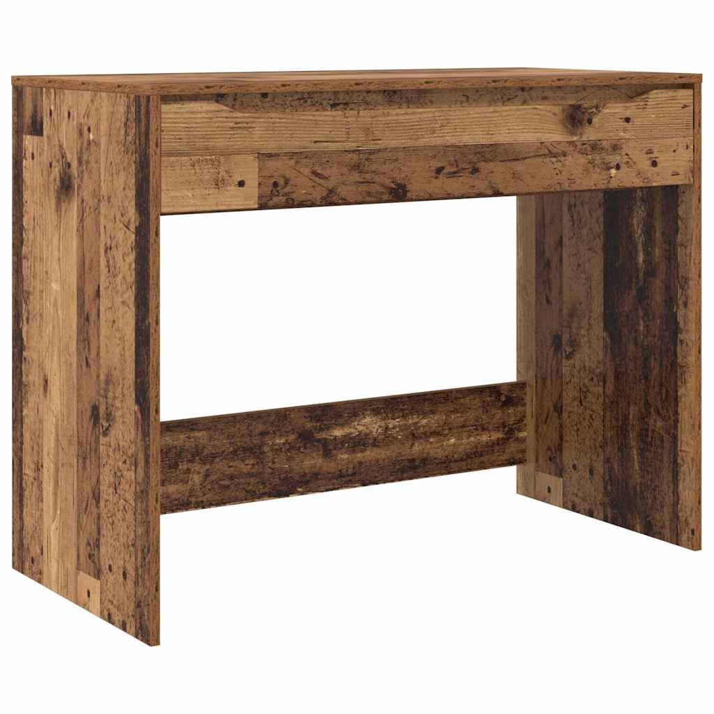 Stol s ladicama Staro drvo 100 x 50 x 78 cm Konstrukcijsko drvo