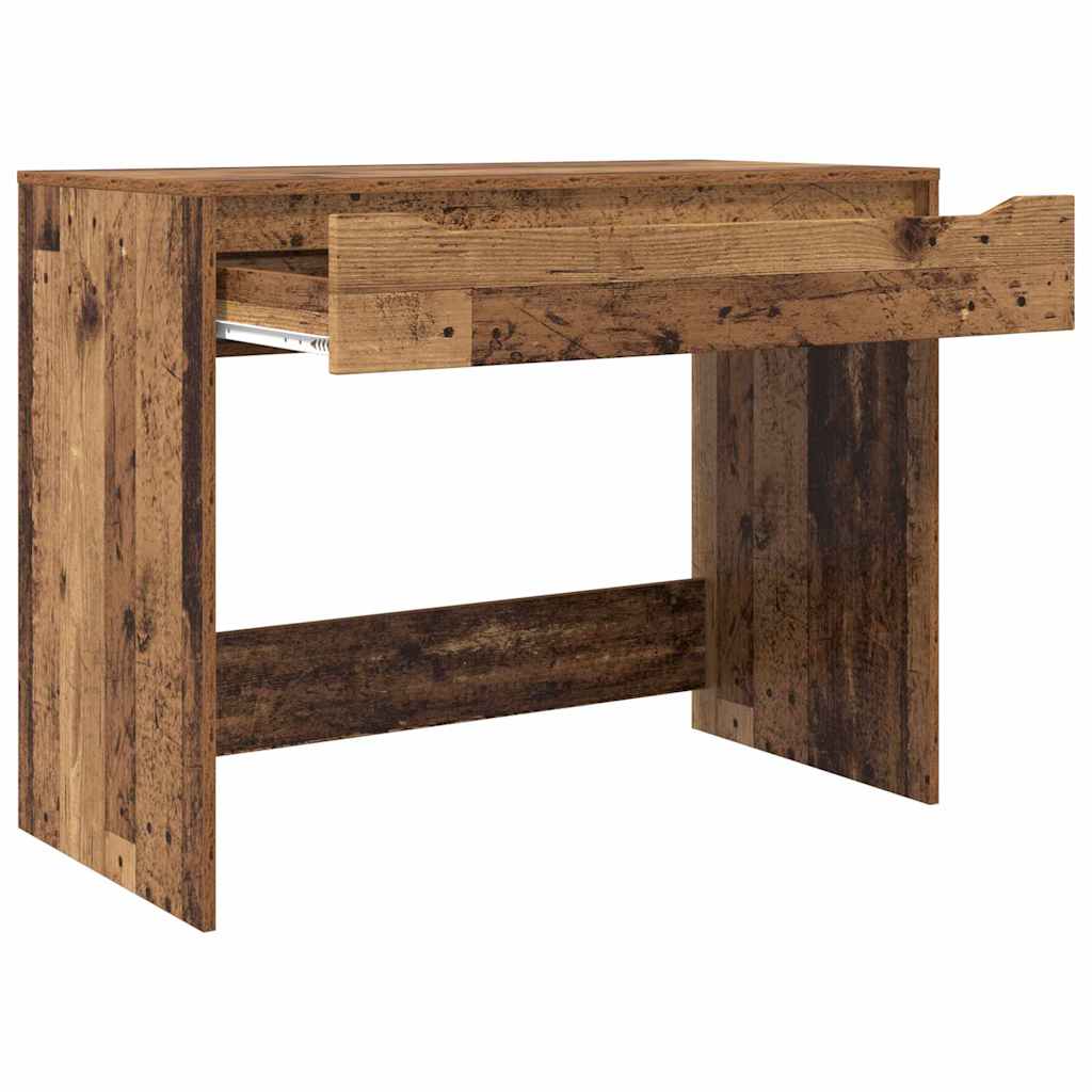 Stol s ladicama Staro drvo 100 x 50 x 78 cm Konstrukcijsko drvo