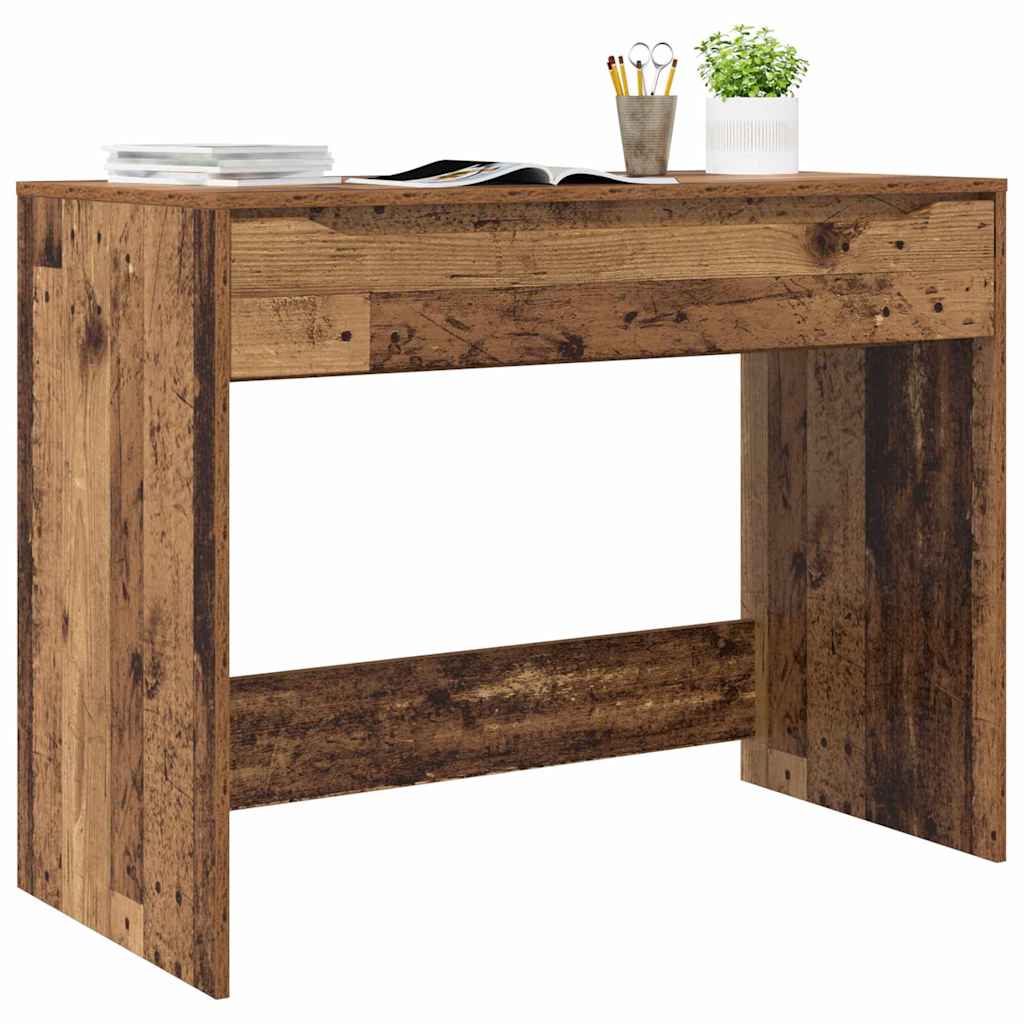 Stol s ladicama Staro drvo 100 x 50 x 78 cm Konstrukcijsko drvo