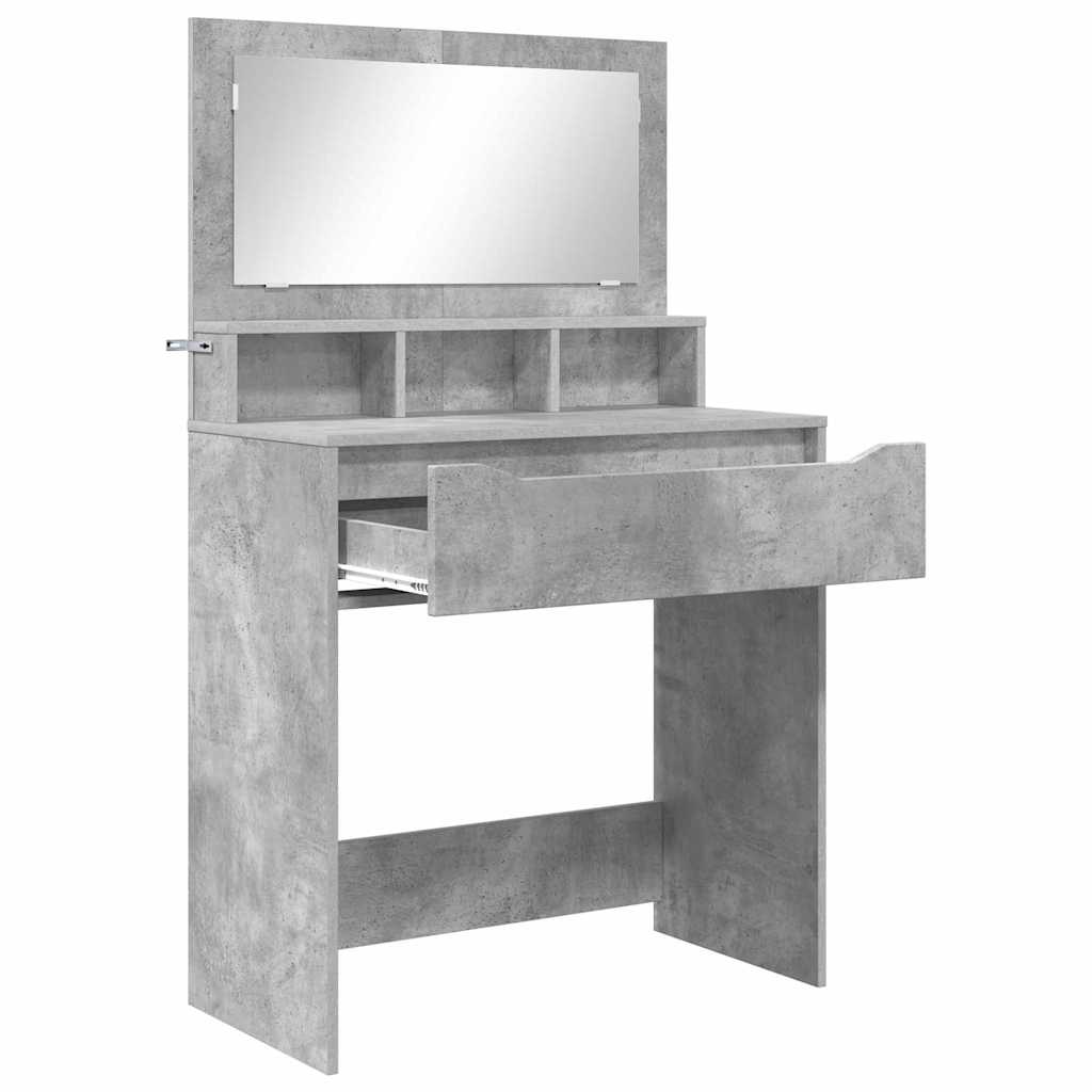 Stolovi za presvlačenje u spavaćoj sobi Betonski sivi