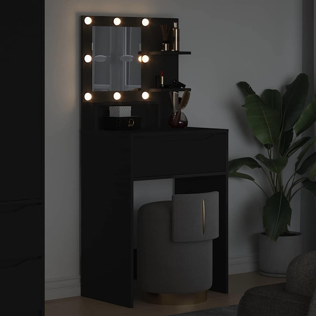Stolovi za presvlačenje u spavaćoj sobi Crna 80 x 39,6 x 135 cm