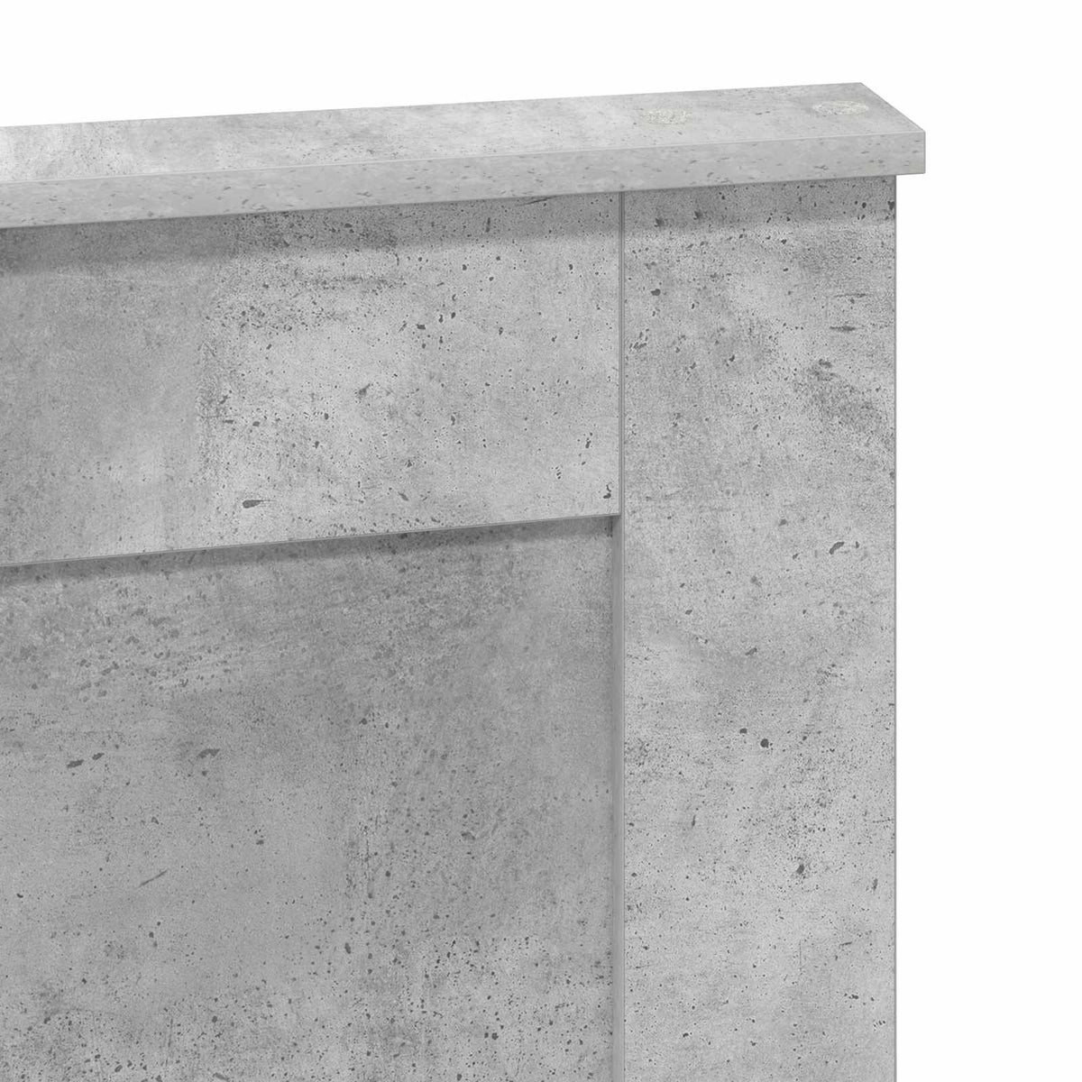 Uzglavlje s uzglavljem Betonski sivi 160 cm Konstruirano drvo