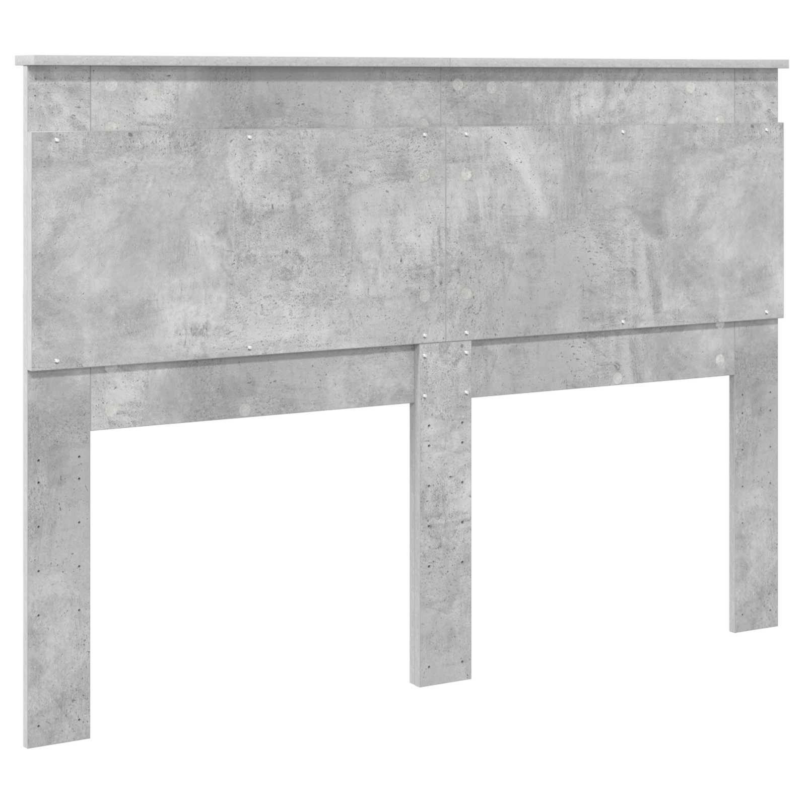 Uzglavlje s uzglavljem Betonski sivi 160 cm Konstruirano drvo