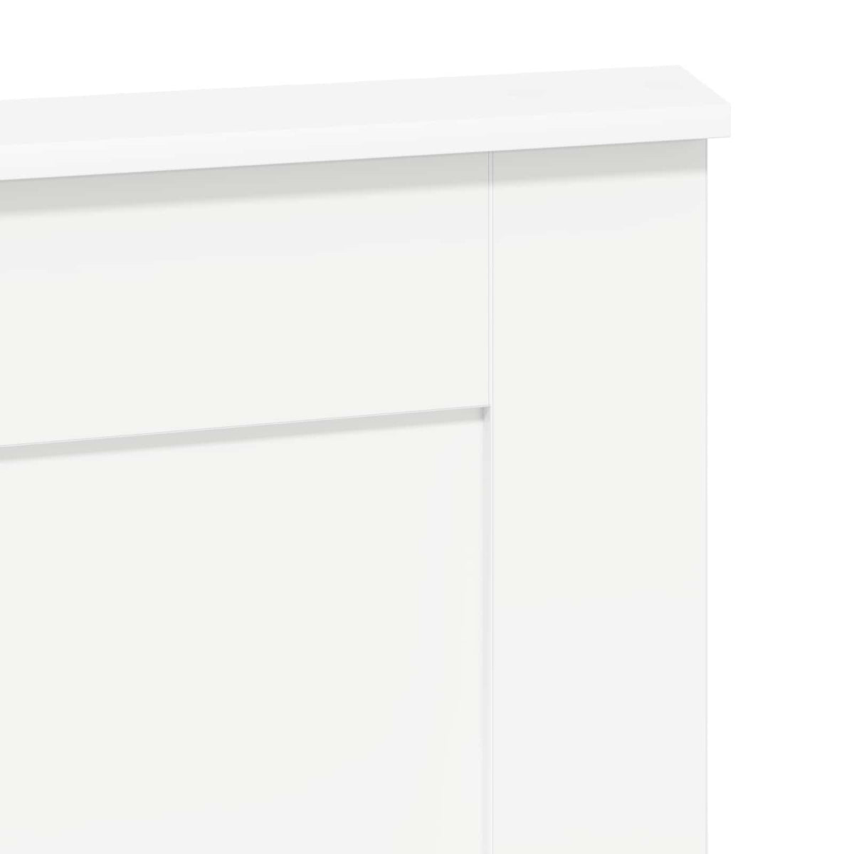 Uzglavlje s uzglavljem Bijelo 120 cm Konstruirano drvo
