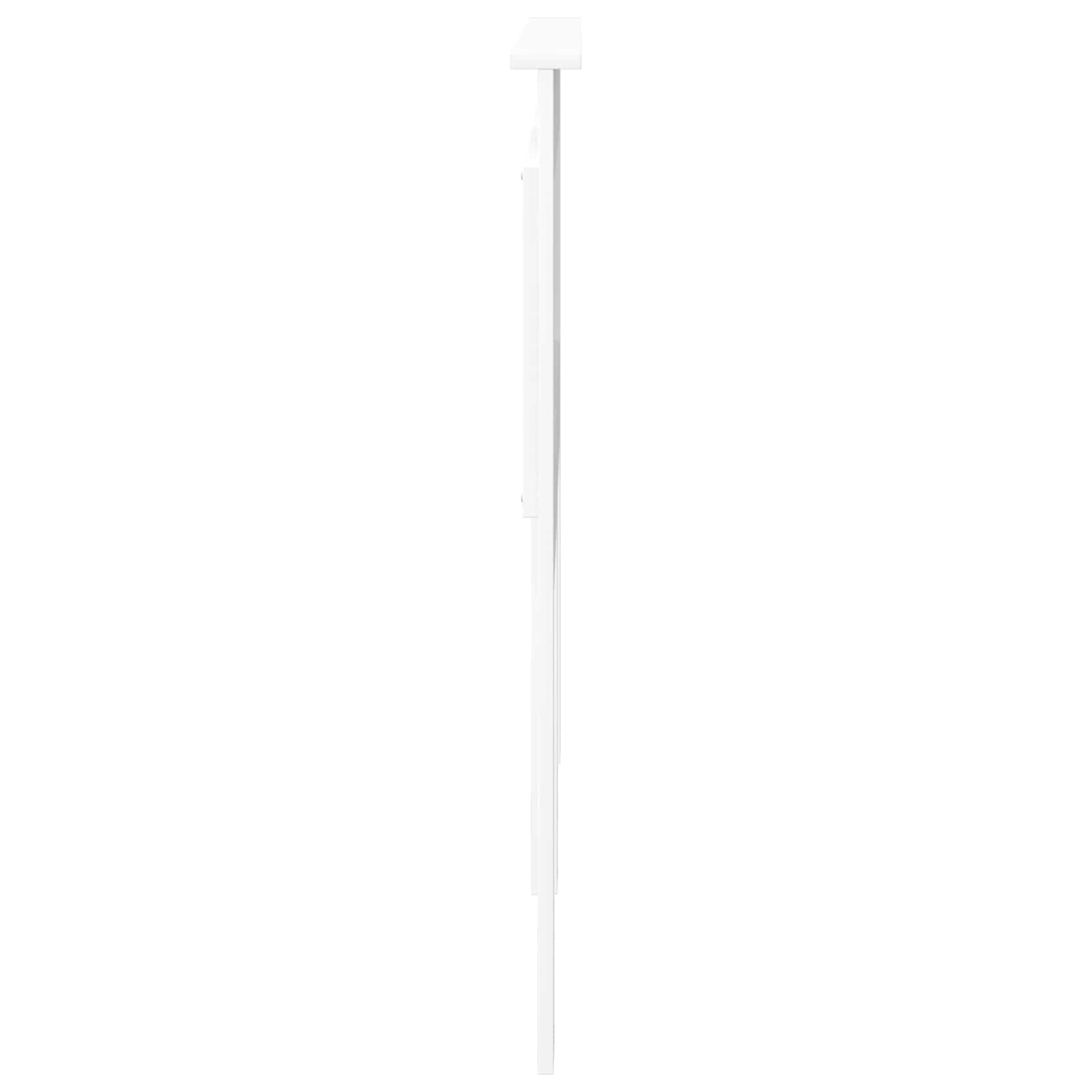 Uzglavlje s uzglavljem Bijelo 120 cm Konstruirano drvo