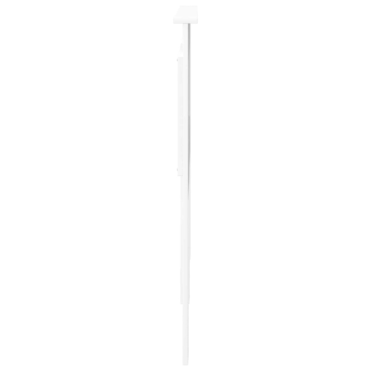 Uzglavlje s uzglavljem Bijelo 120 cm Konstruirano drvo