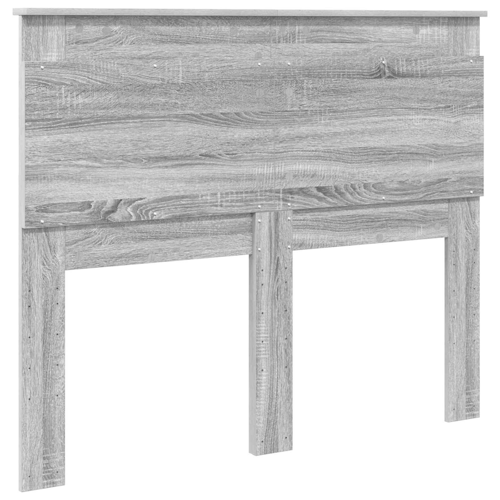 Uzglavlje s uzglavljem Siva Sonoma 120 cm Konstruirano drvo