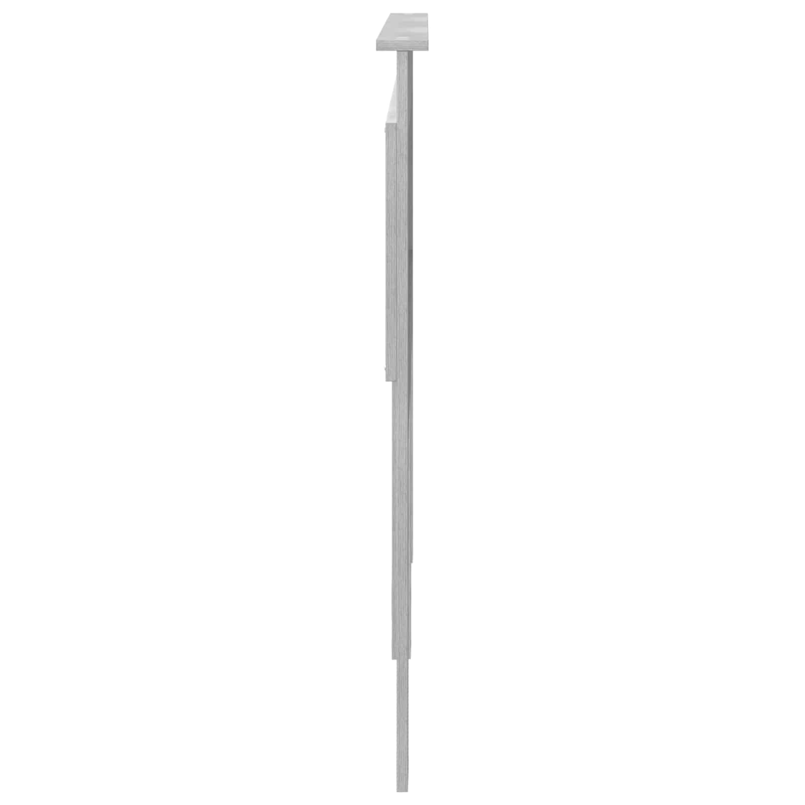 Uzglavlje s uzglavljem Siva Sonoma 120 cm Konstruirano drvo