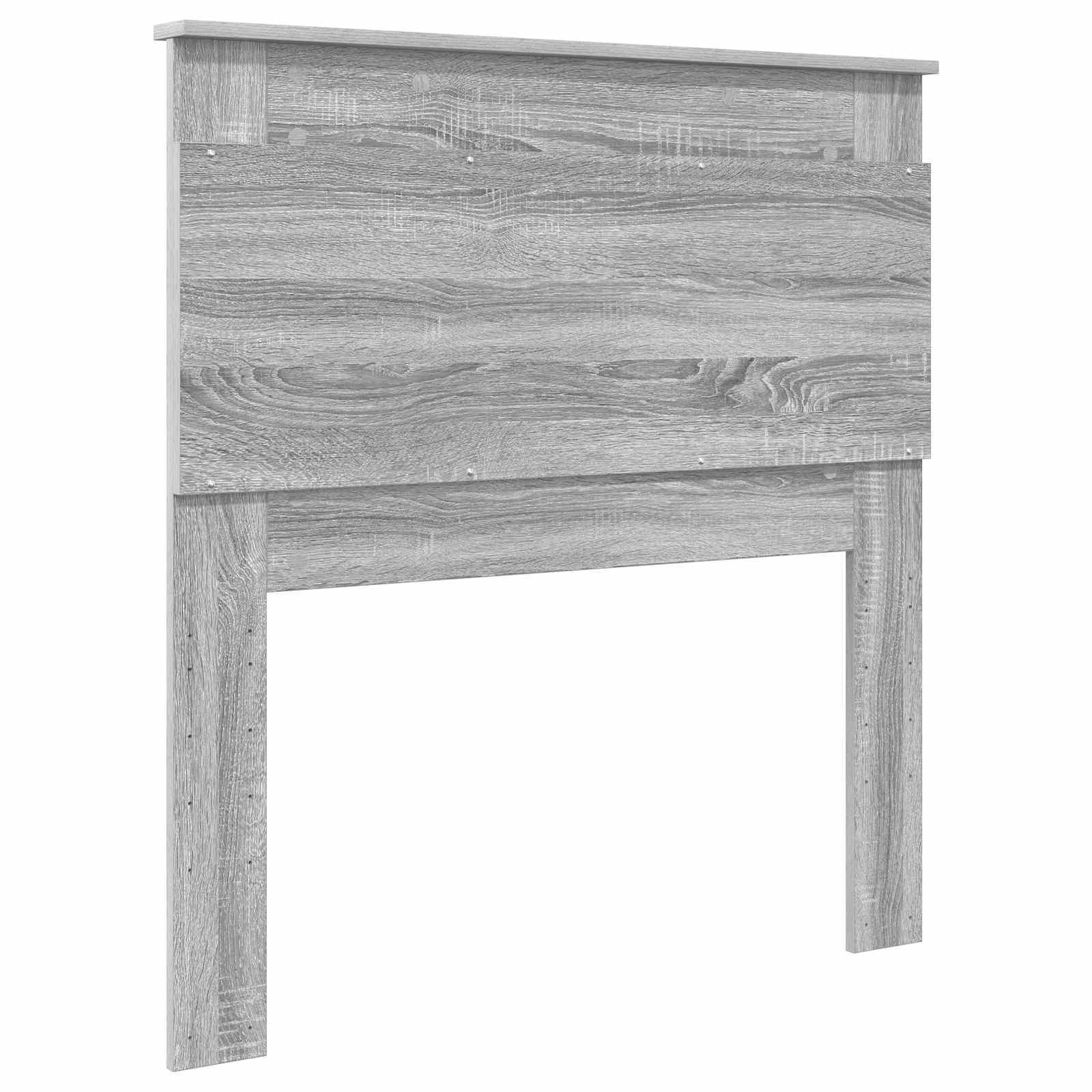 Uzglavlje s uzglavljem Siva Sonoma 100 cm Konstruirano drvo