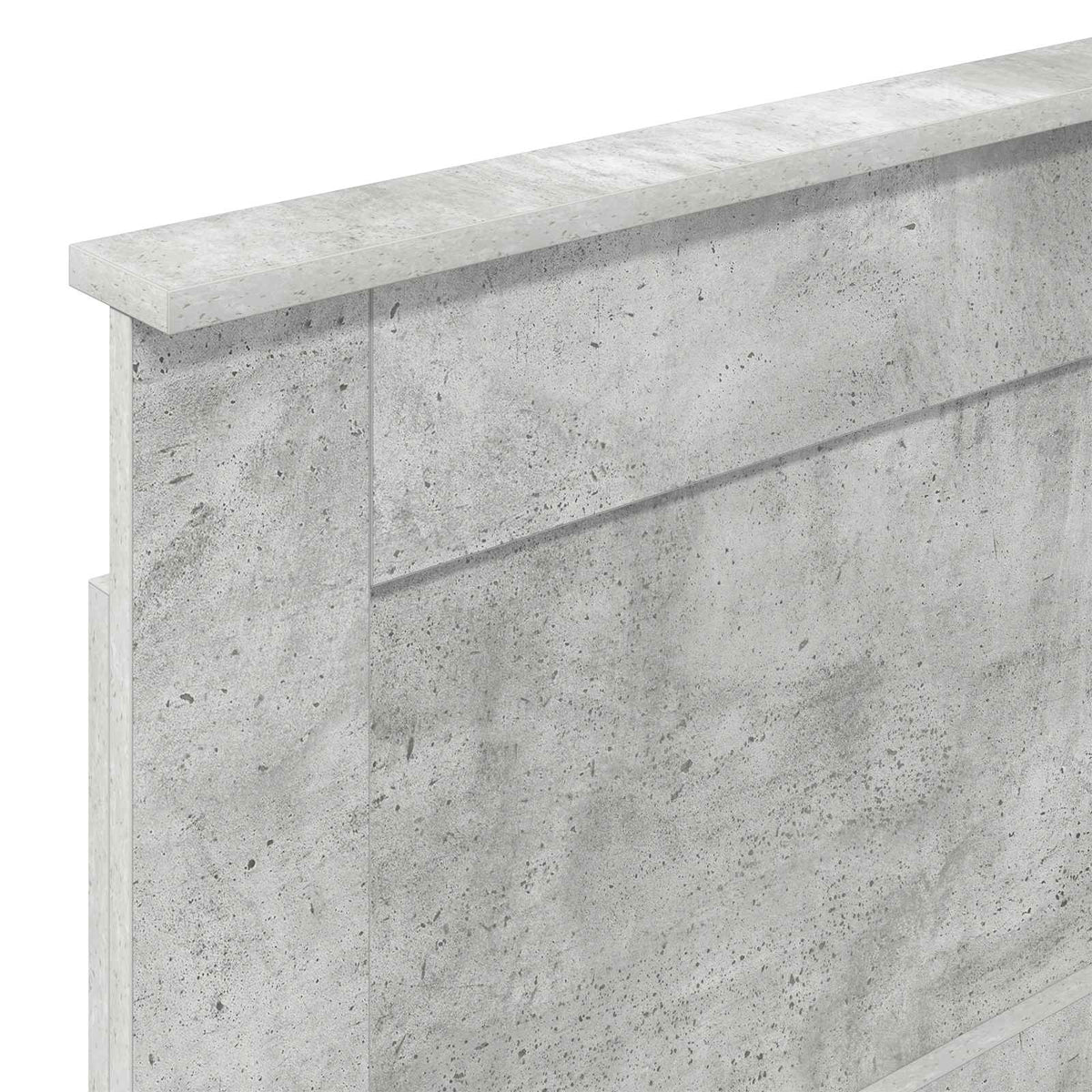 Uzglavlje s uzglavljem Betonski sivi 90 cm Konstruirano drvo
