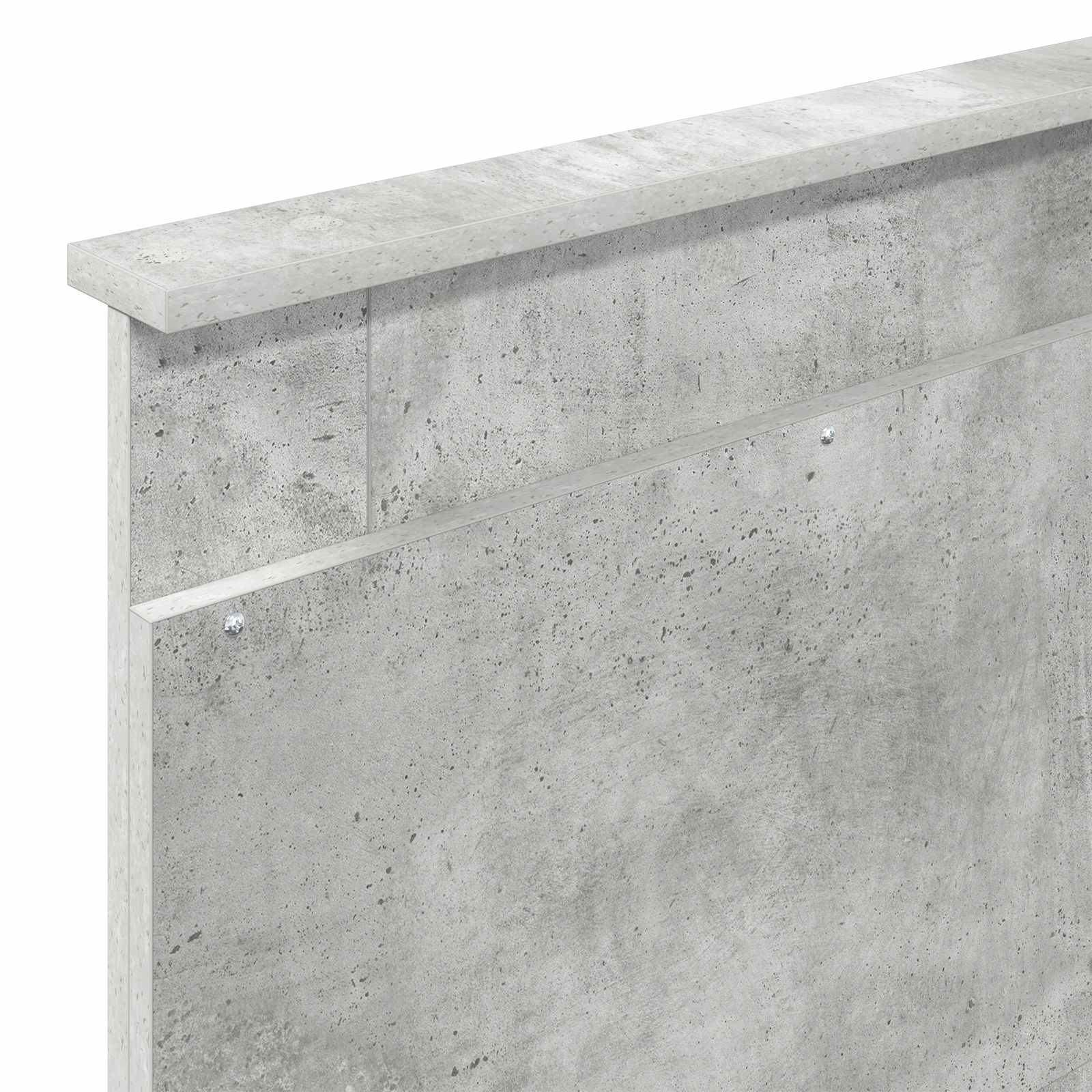 Uzglavlje s uzglavljem Betonski sivi 90 cm Konstruirano drvo