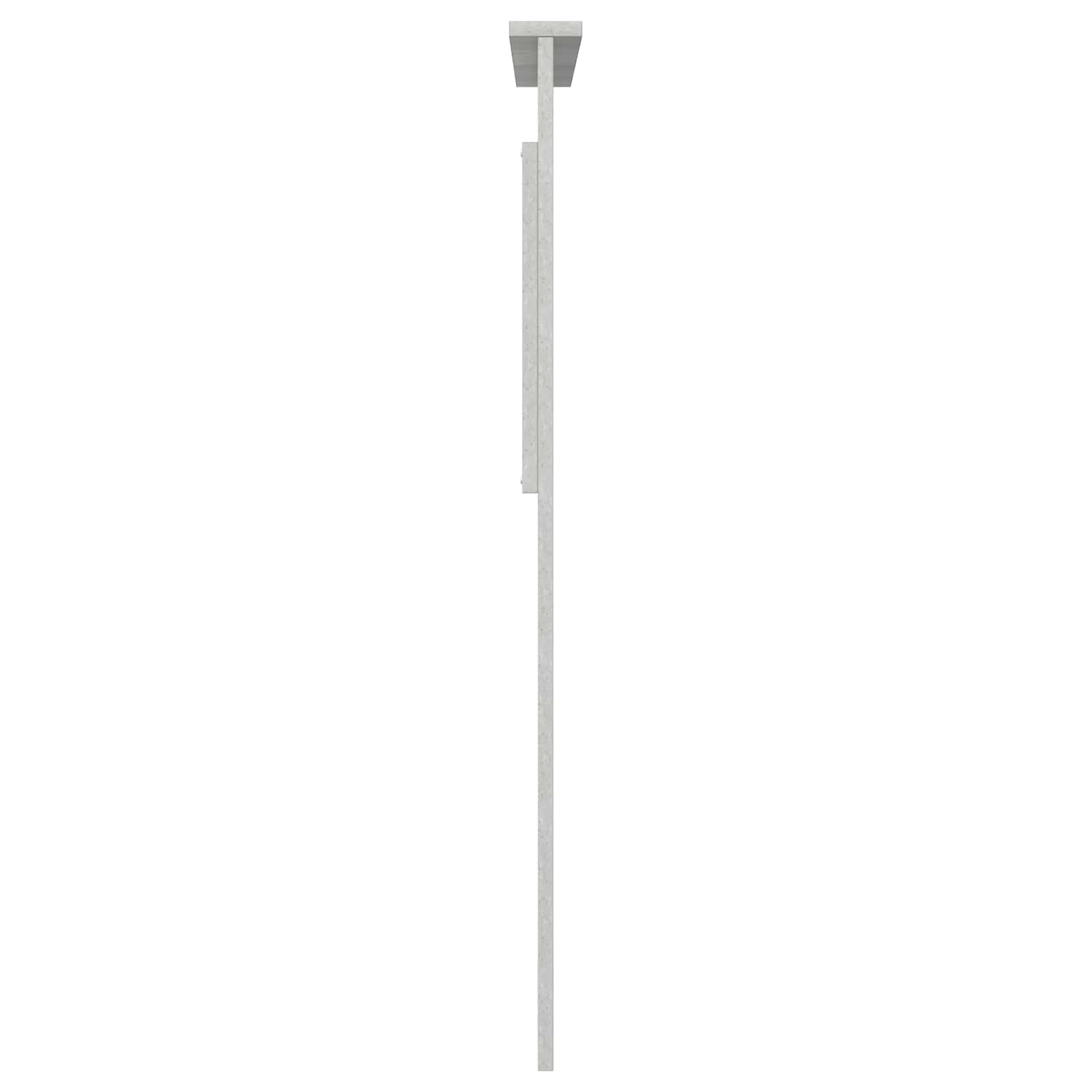Uzglavlje s uzglavljem Betonski sivi 90 cm Konstruirano drvo