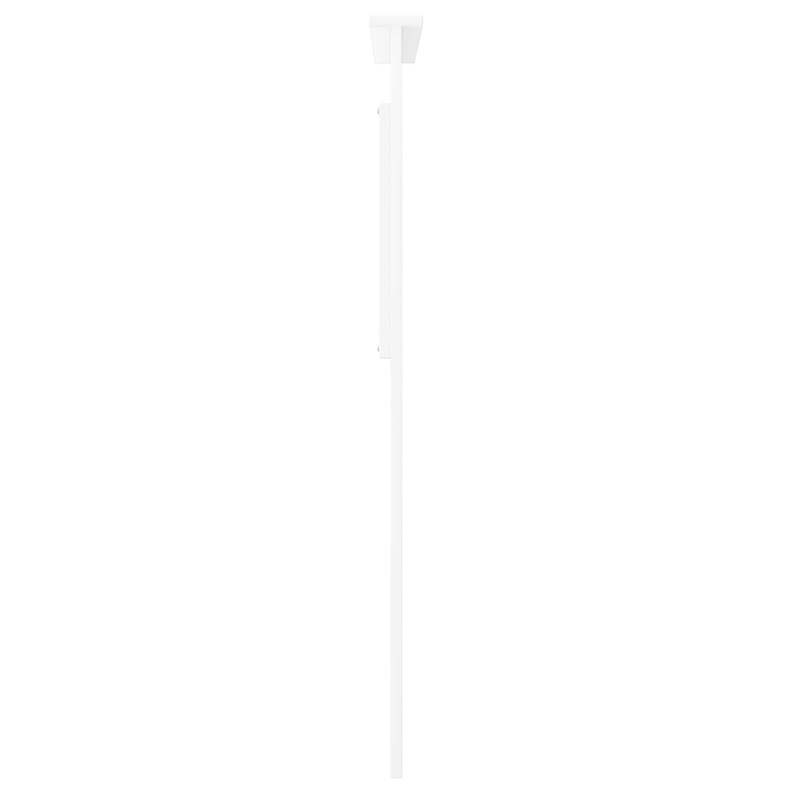 Uzglavlje s uzglavljem Bijelo 75 cm Konstruirano drvo