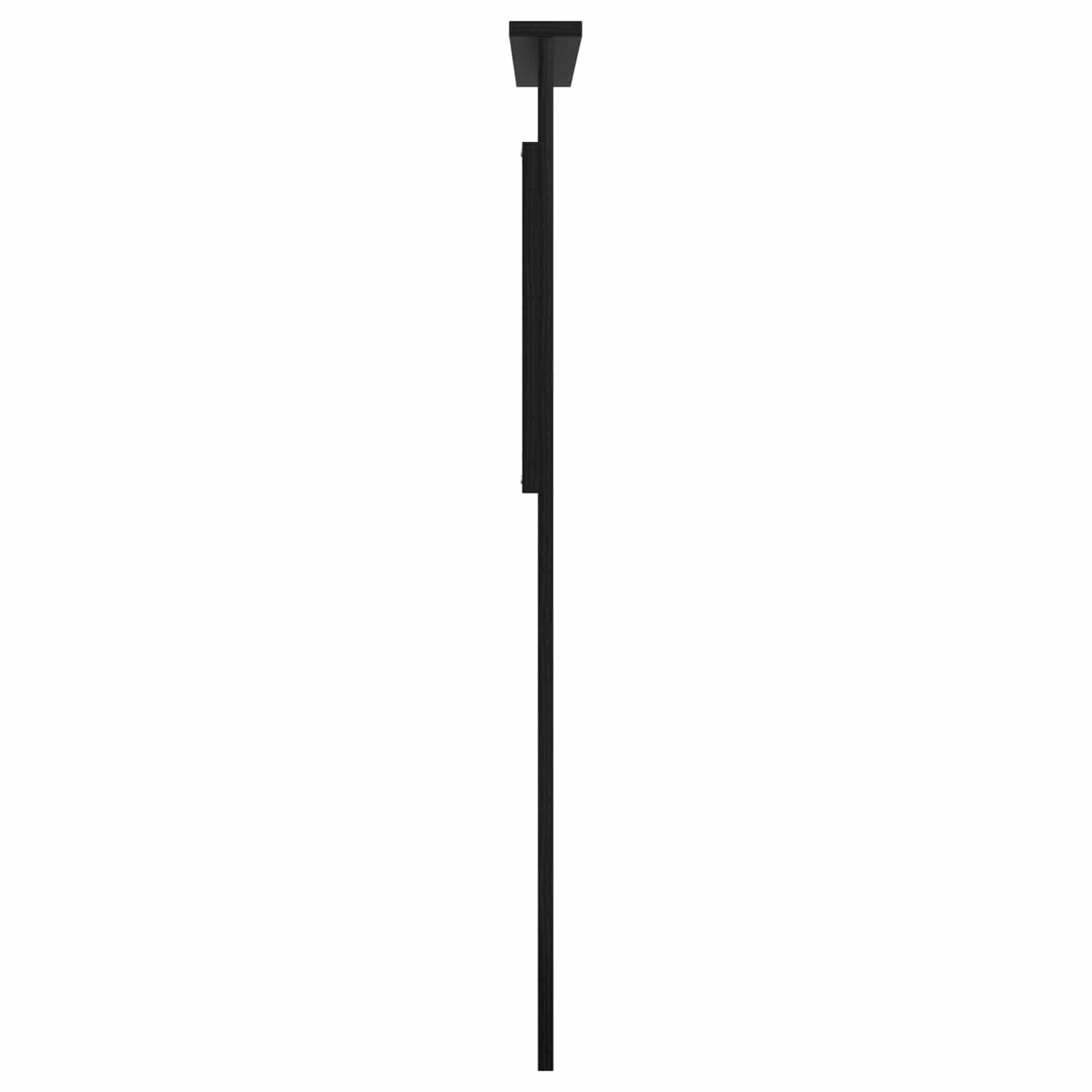Uzglavlje s uzglavljem Crni hrast 75 cm Konstruirano drvo