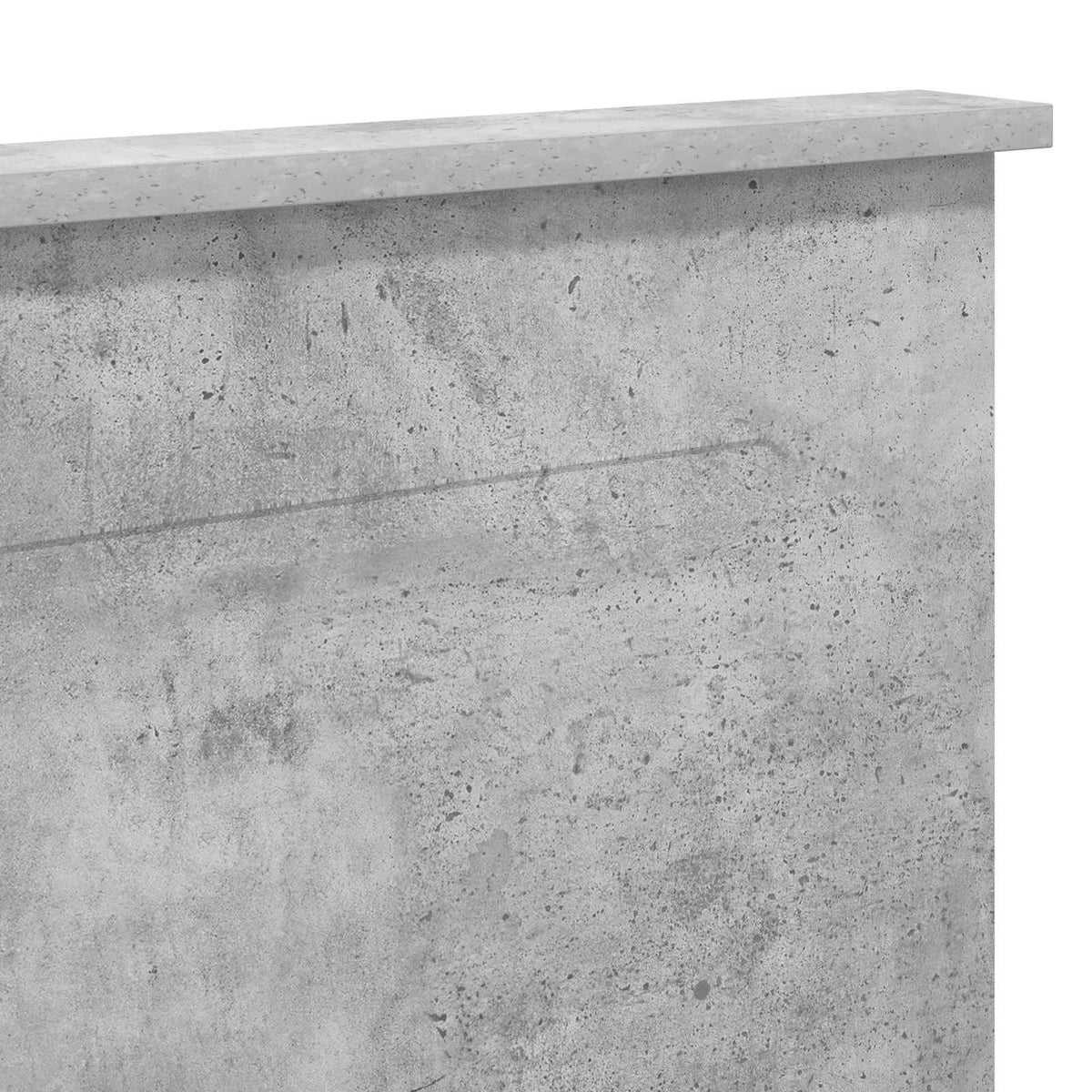 Uzglavlje Betonsko Siva 100 cm Konstrukcijsko drvo
