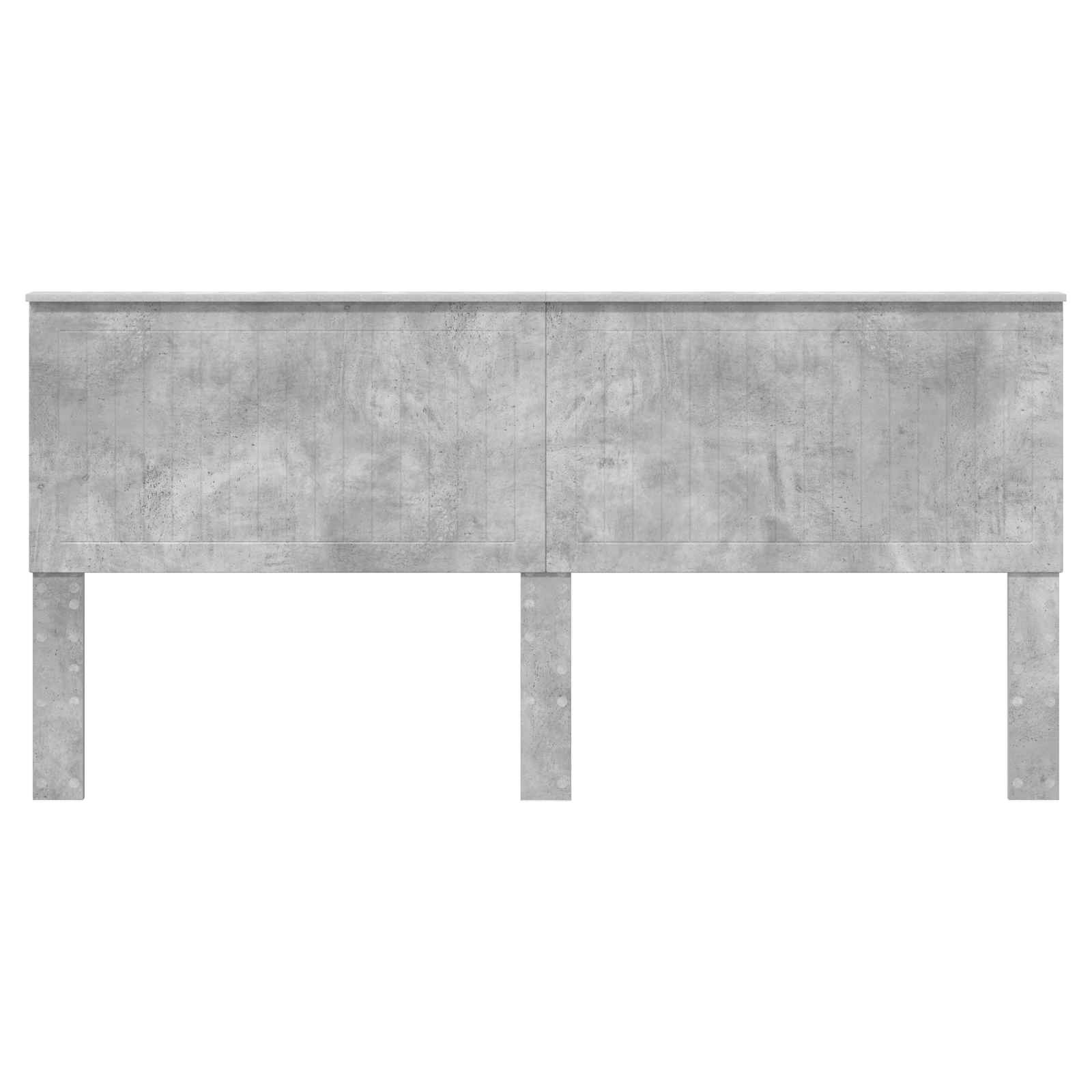Uzglavlje s uzglavljem Betonski sivi 200 cm Konstruirano drvo