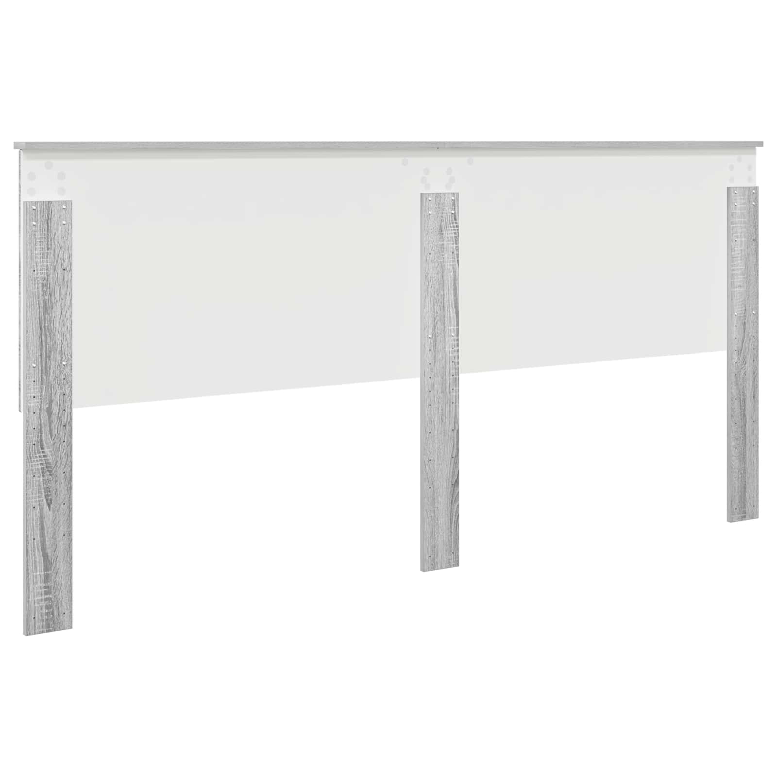 Uzglavlje s uzglavljem Siva Sonoma 200 cm Konstruirano drvo