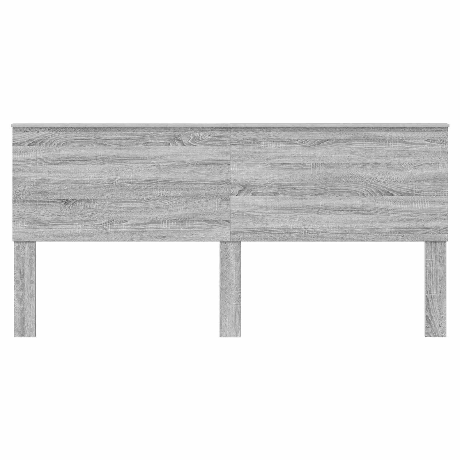 Uzglavlje s uzglavljem Siva Sonoma 200 cm Konstruirano drvo