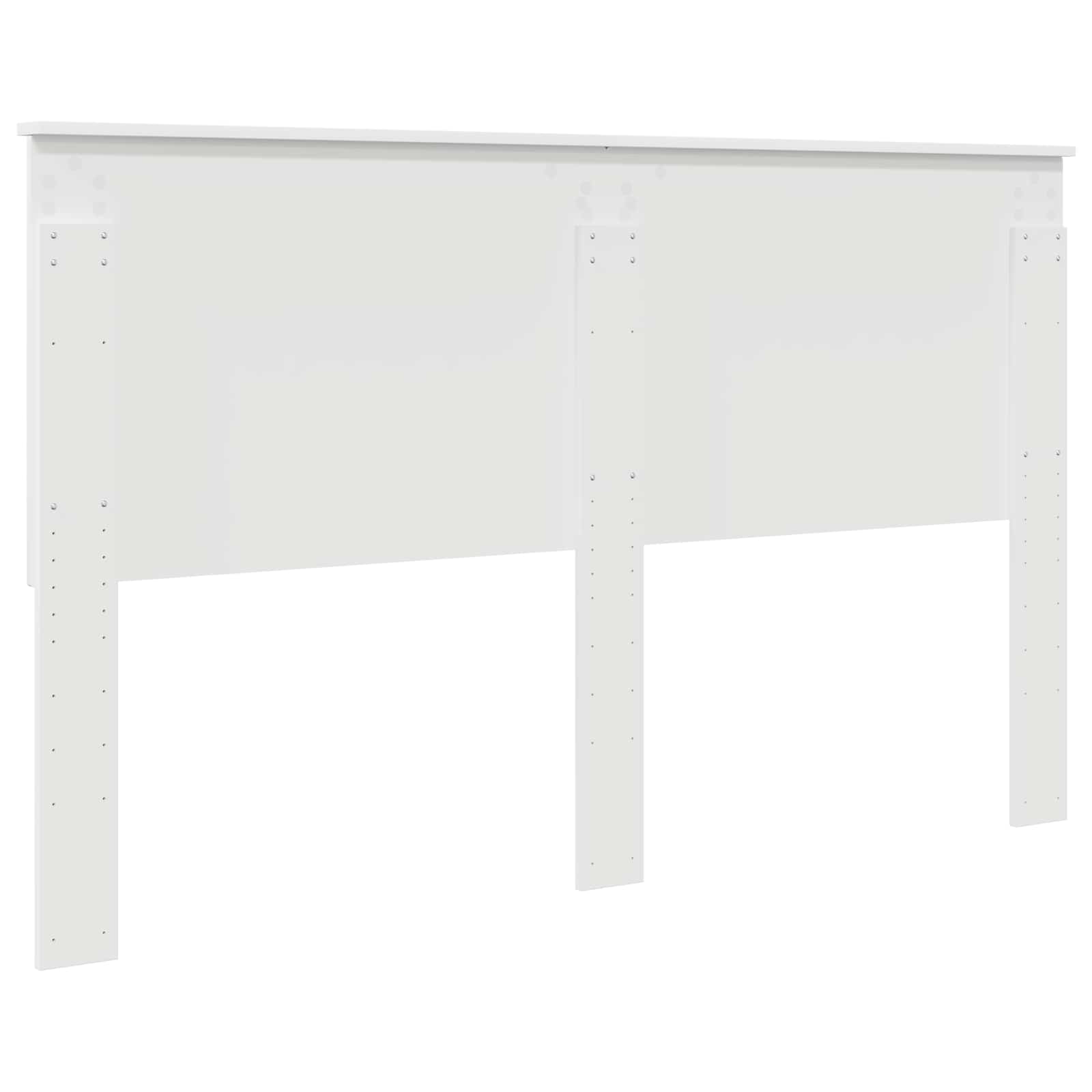 Uzglavlje s uzglavljem Bijelo 160 cm Konstruirano drvo