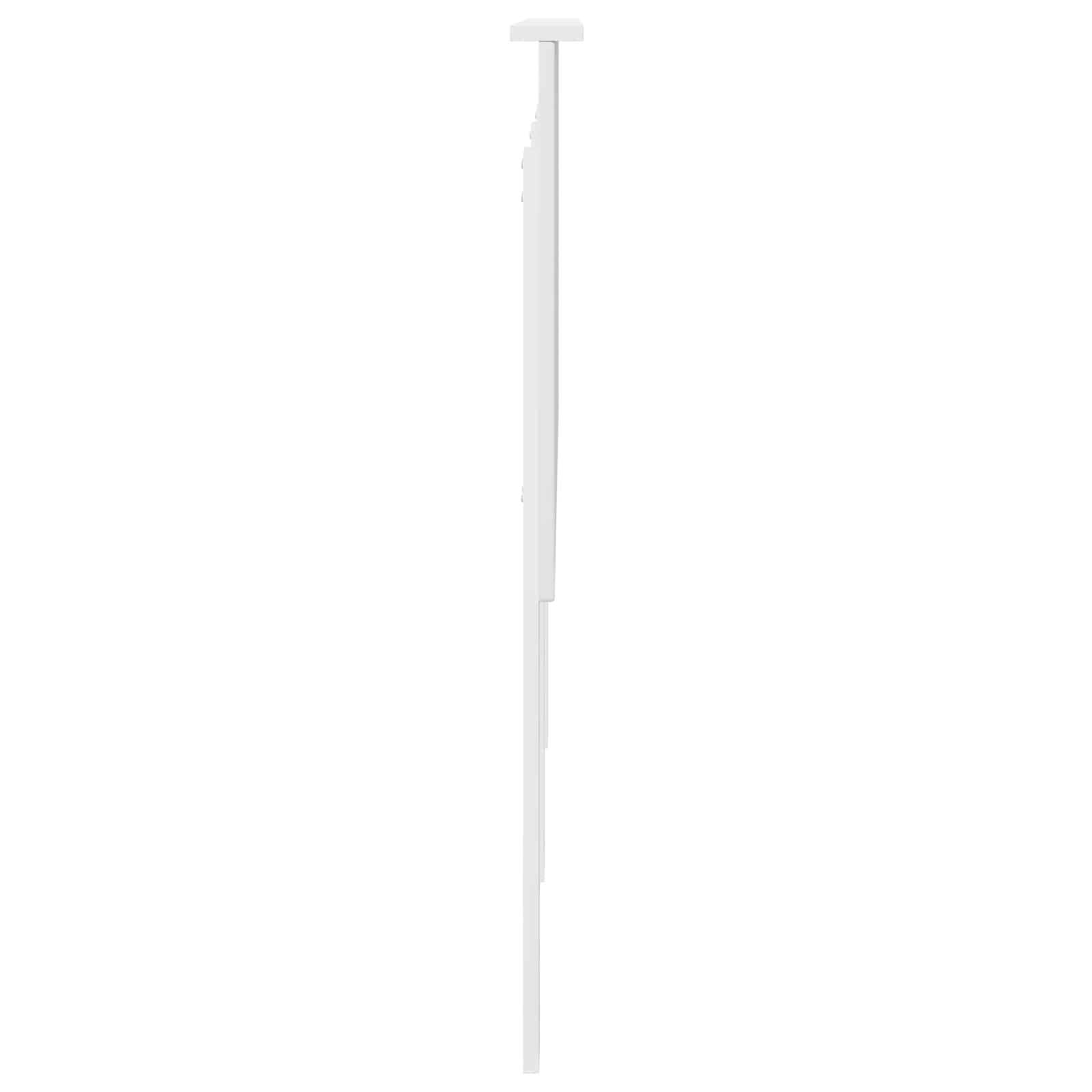 Uzglavlje s uzglavljem Bijelo 160 cm Konstruirano drvo