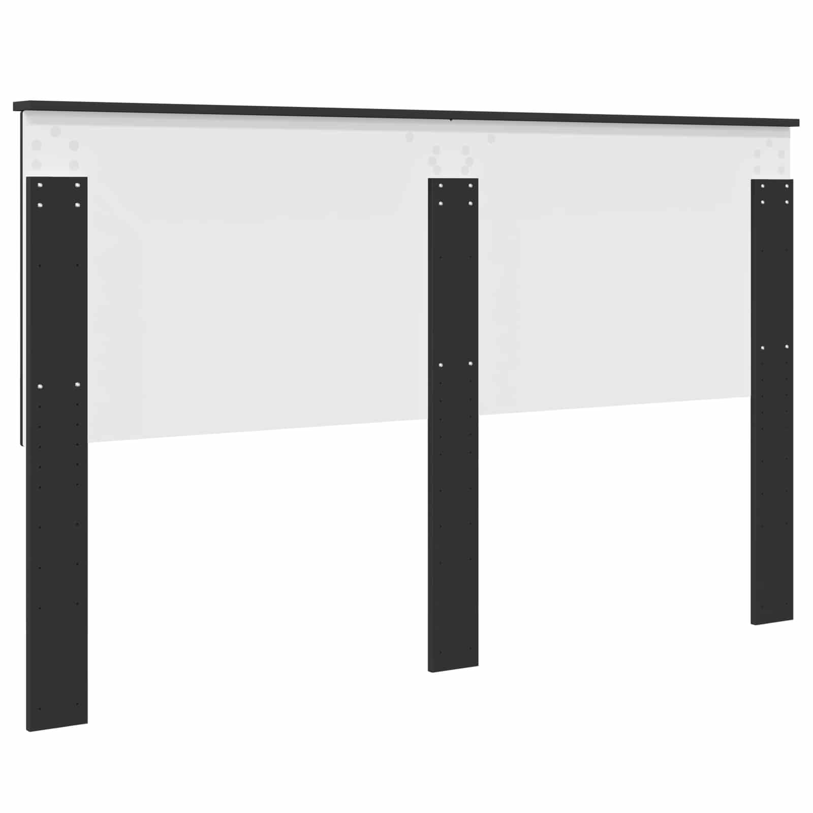Uzglavlje s uzglavljem Crni hrast 160 cm Konstruirano drvo