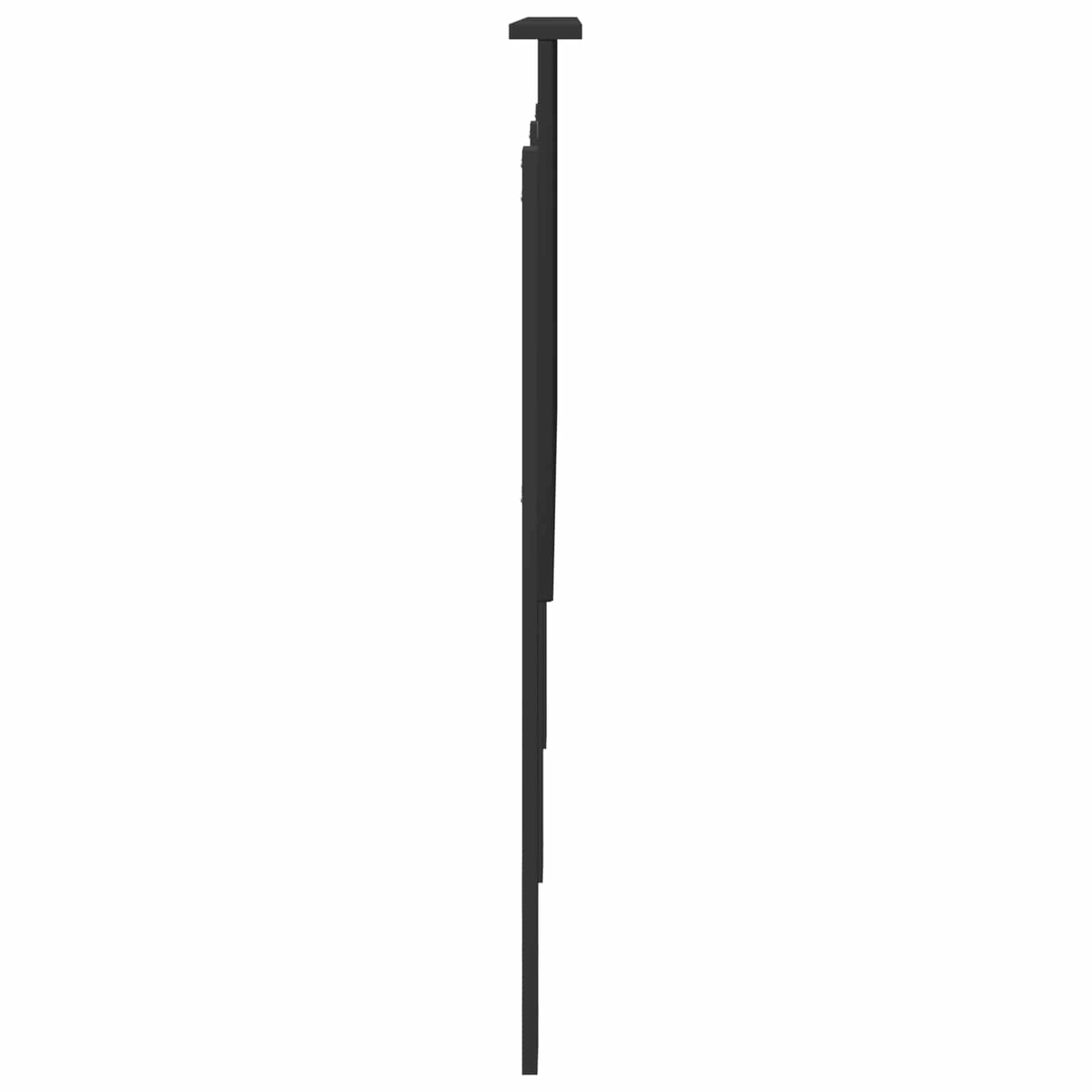 Uzglavlje s uzglavljem Crni hrast 160 cm Konstruirano drvo