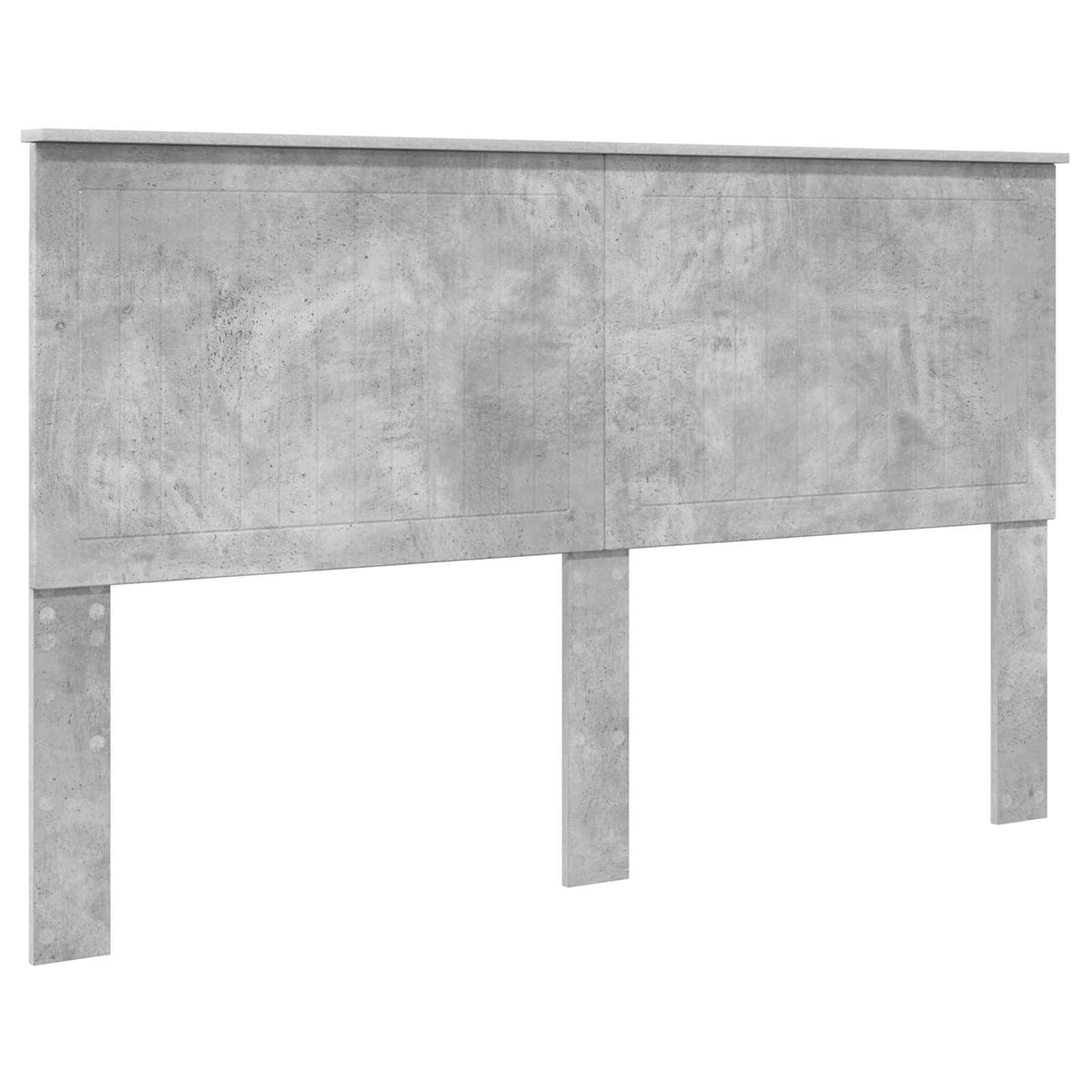 Uzglavlje s uzglavljem Betonski sivi 160 cm Konstruirano drvo