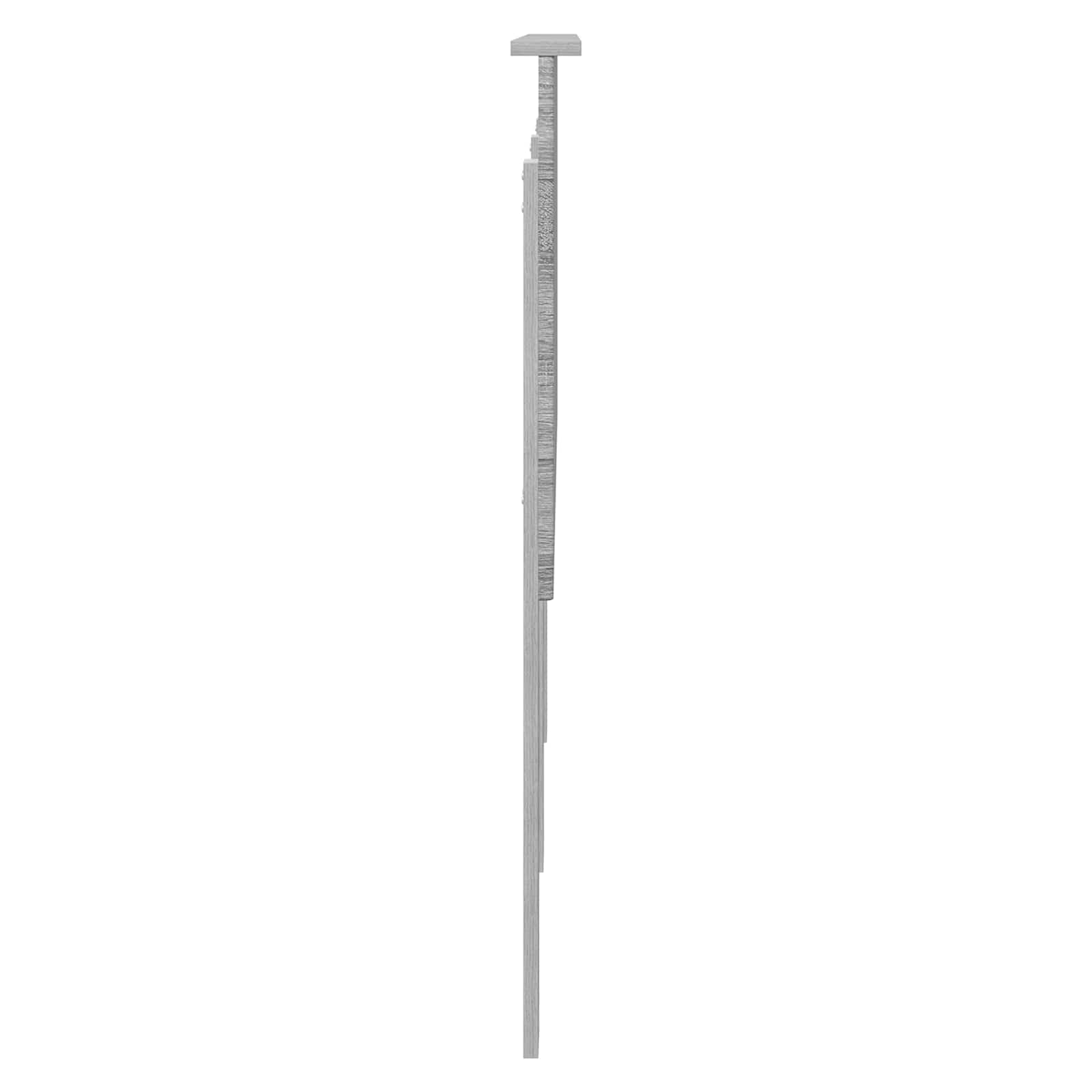 Uzglavlje s uzglavljem Siva Sonoma 160 cm Konstruirano drvo