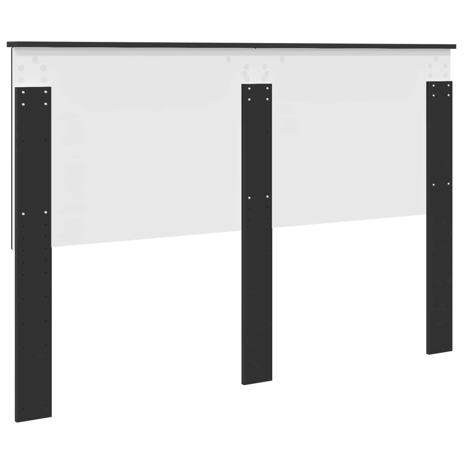 Uzglavlje s uzglavljem Crni hrast 150 cm Konstruirano drvo