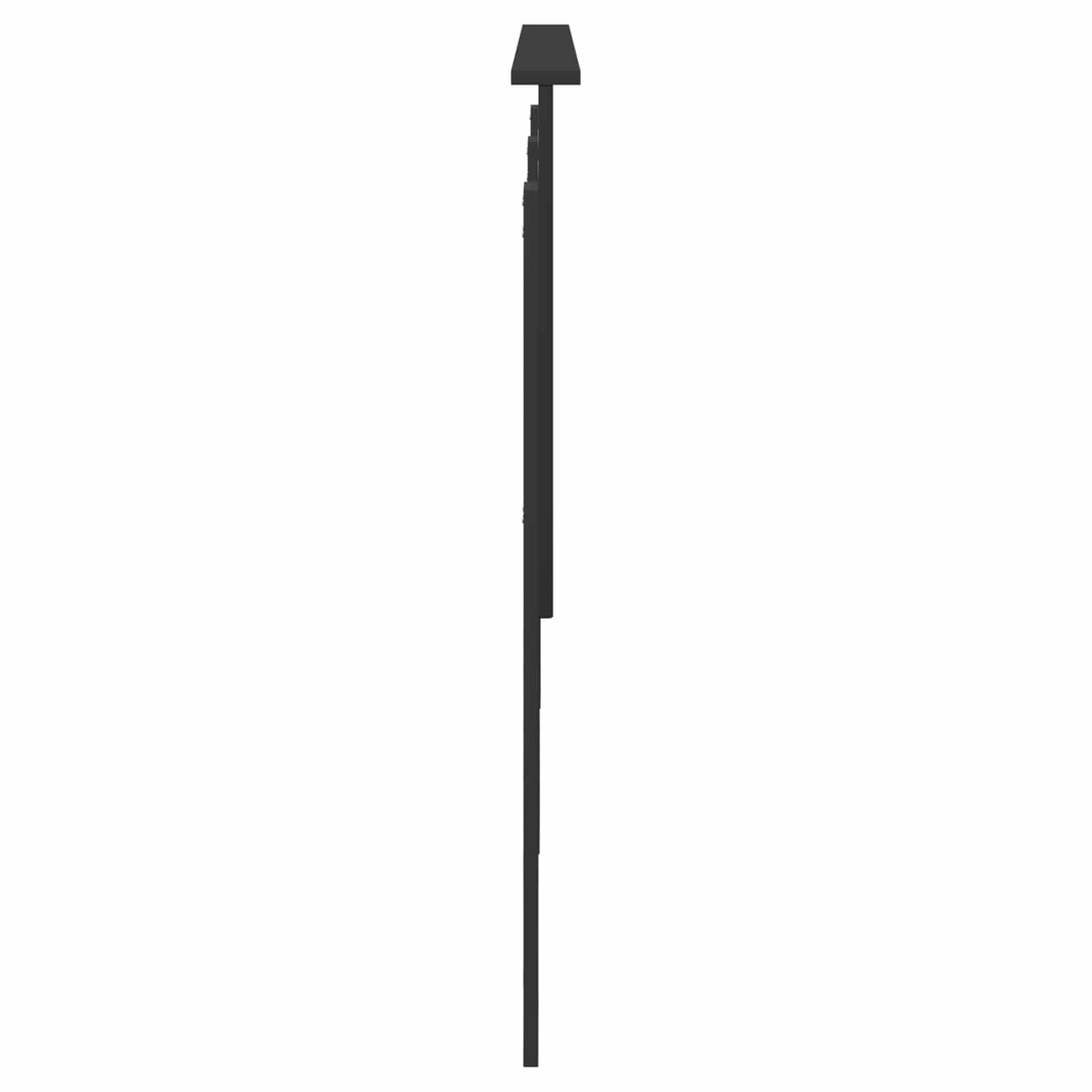 Uzglavlje s uzglavljem Crni hrast 150 cm Konstruirano drvo