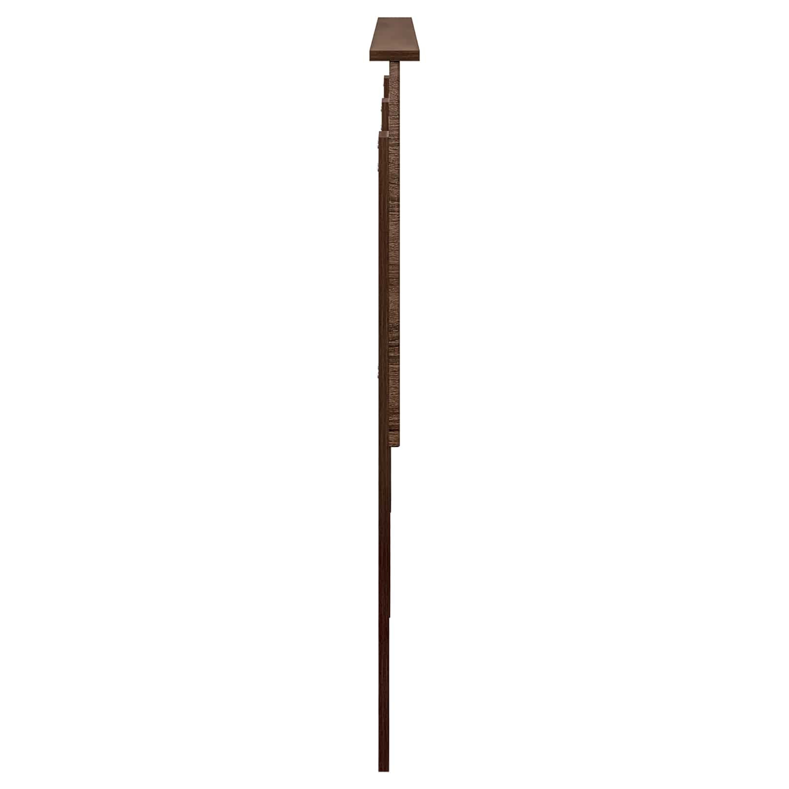 Uzglavlje s uzglavljem Smeđi hrast 150 cm Konstruirano drvo