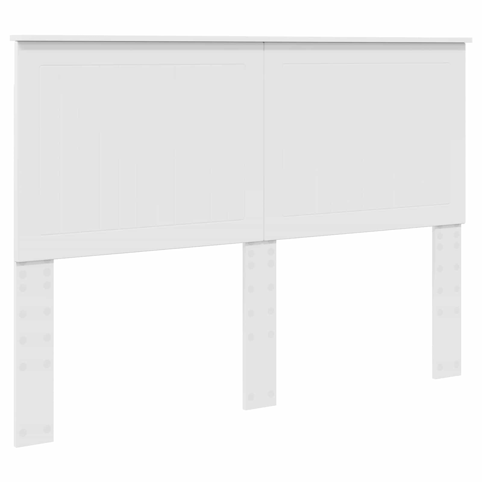 Uzglavlje s uzglavljem Bijelo 140 cm Konstruirano drvo
