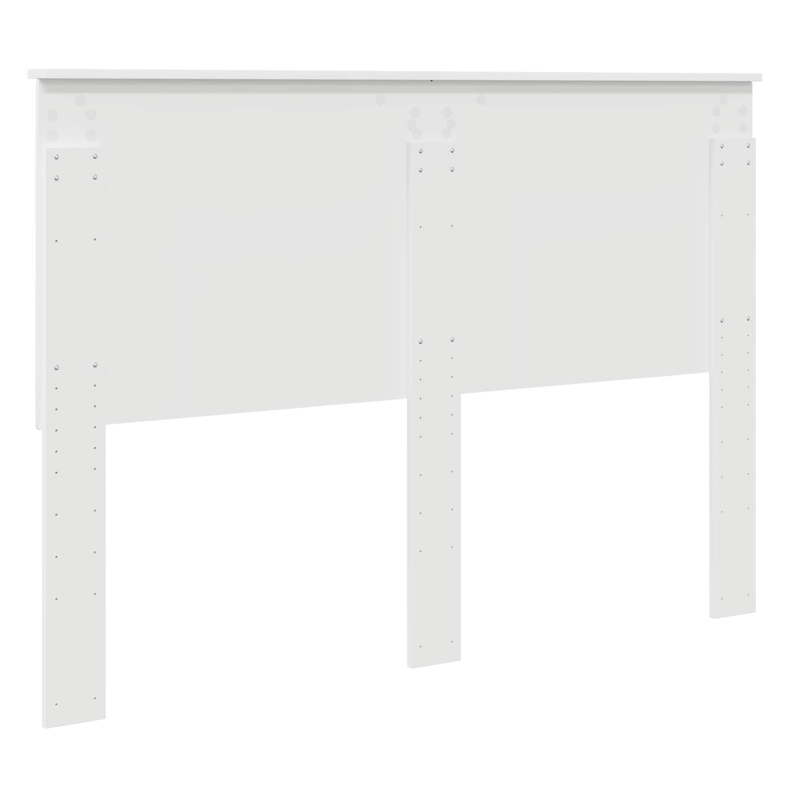 Uzglavlje s uzglavljem Bijelo 140 cm Konstruirano drvo