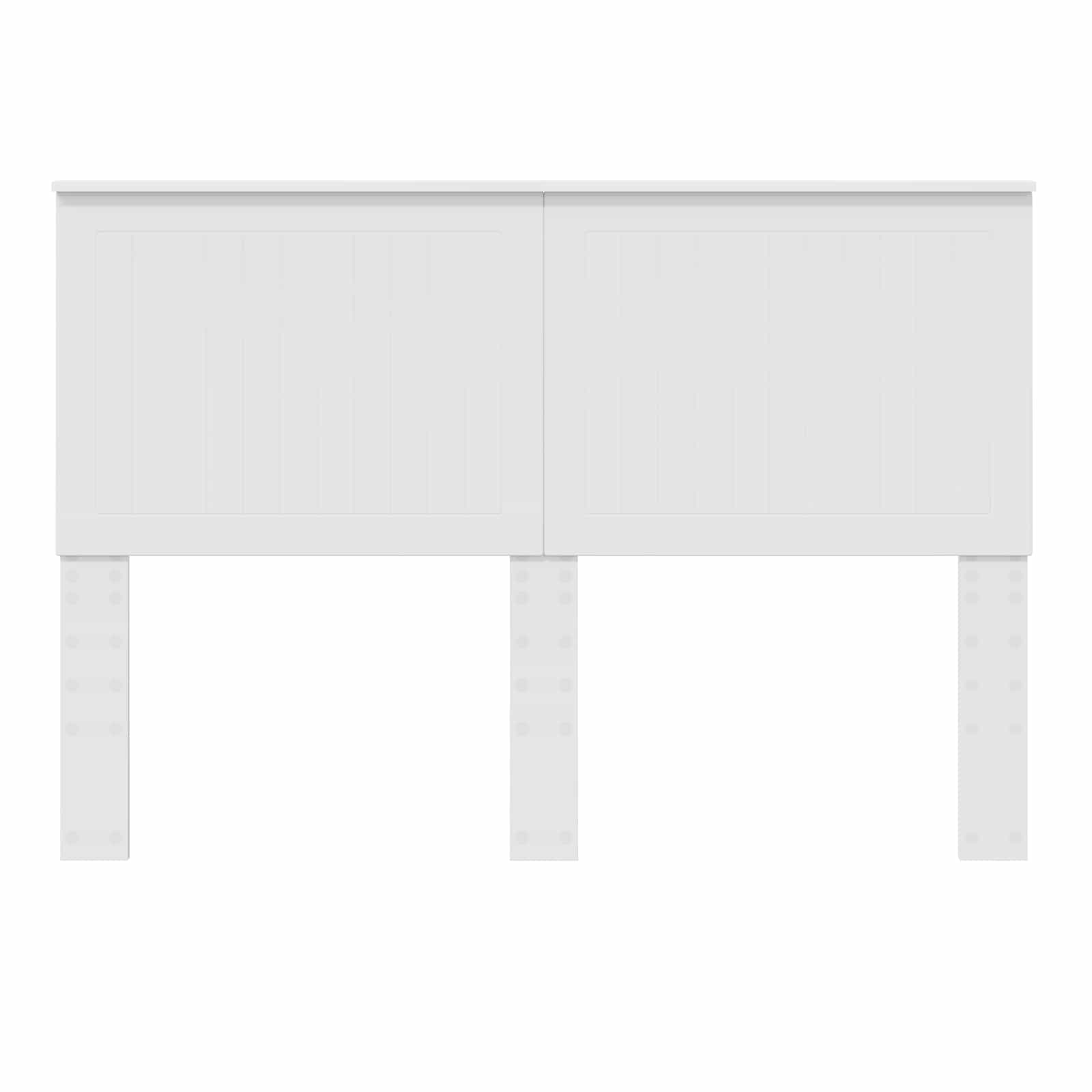 Uzglavlje s uzglavljem Bijelo 140 cm Konstruirano drvo
