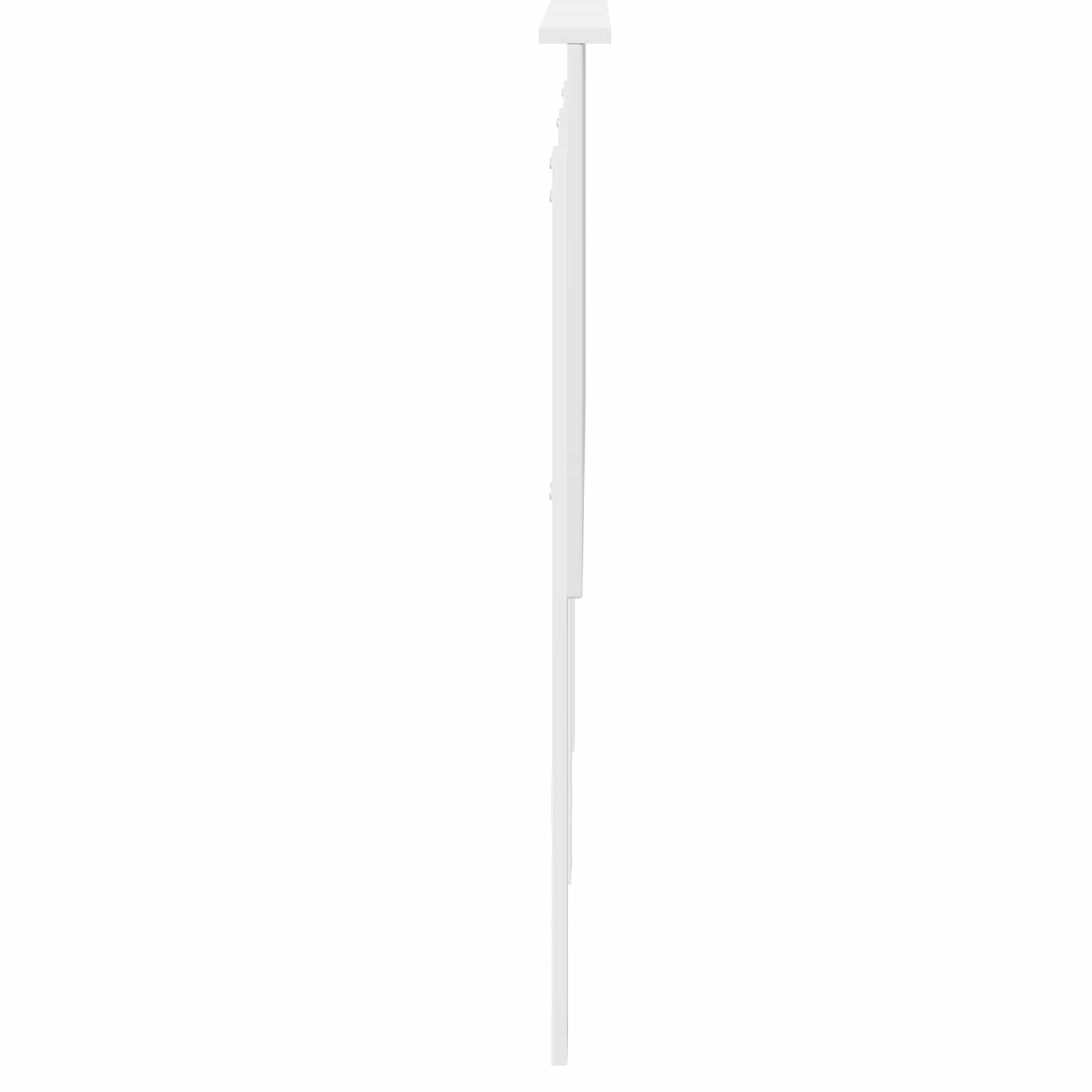 Uzglavlje s uzglavljem Bijelo 140 cm Konstruirano drvo