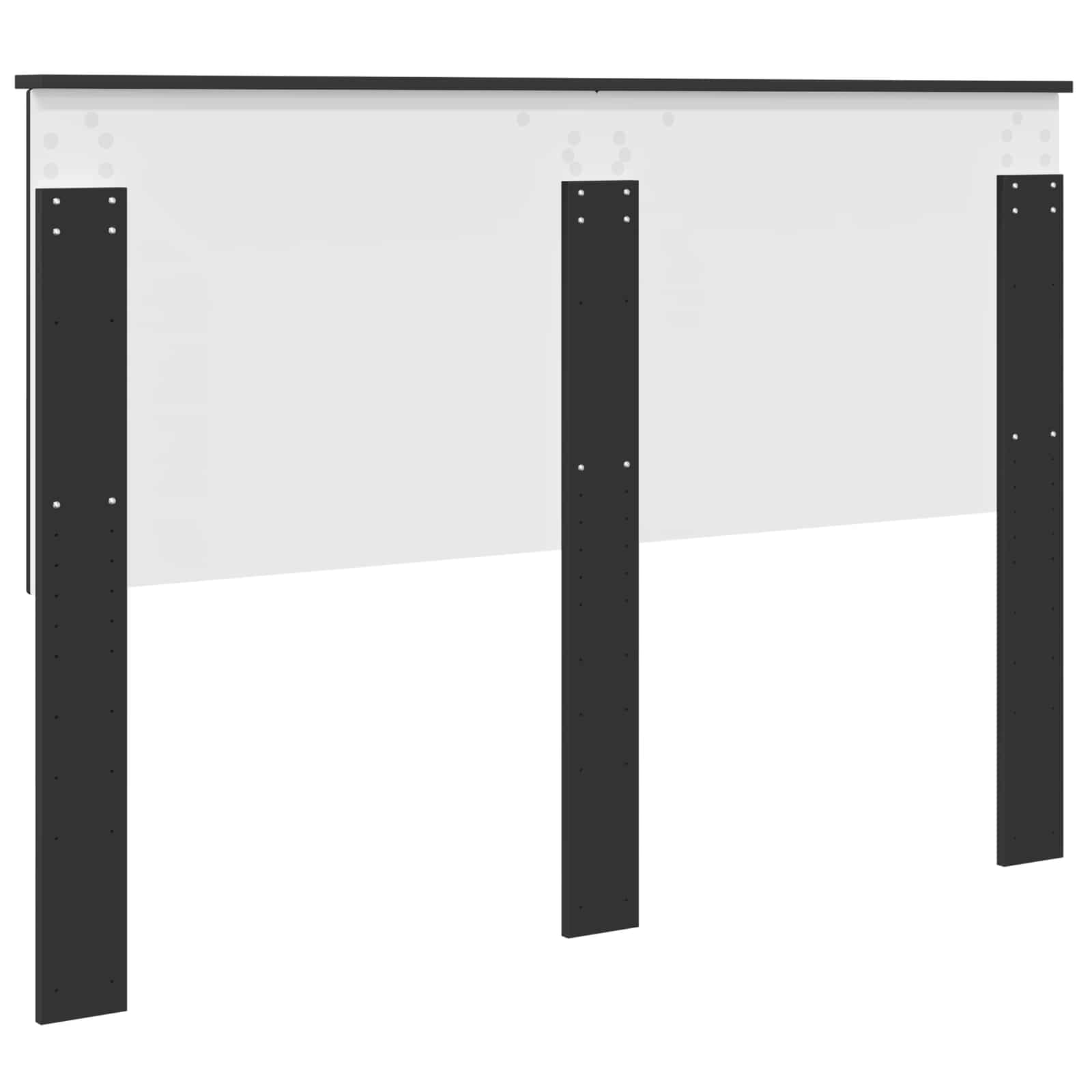 Uzglavlje s uzglavljem Crni hrast 140 cm Konstruirano drvo