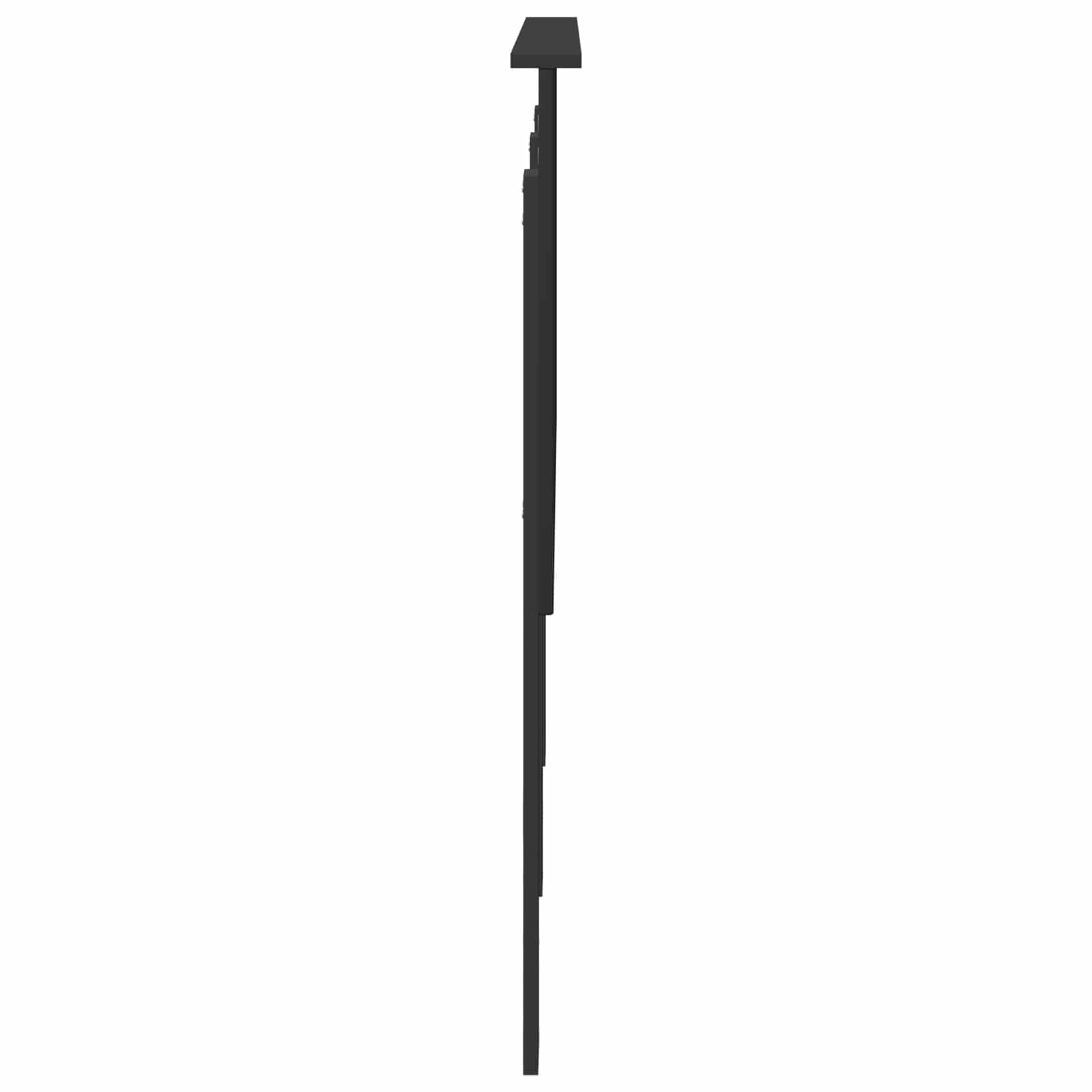Uzglavlje s uzglavljem Crni hrast 140 cm Konstruirano drvo