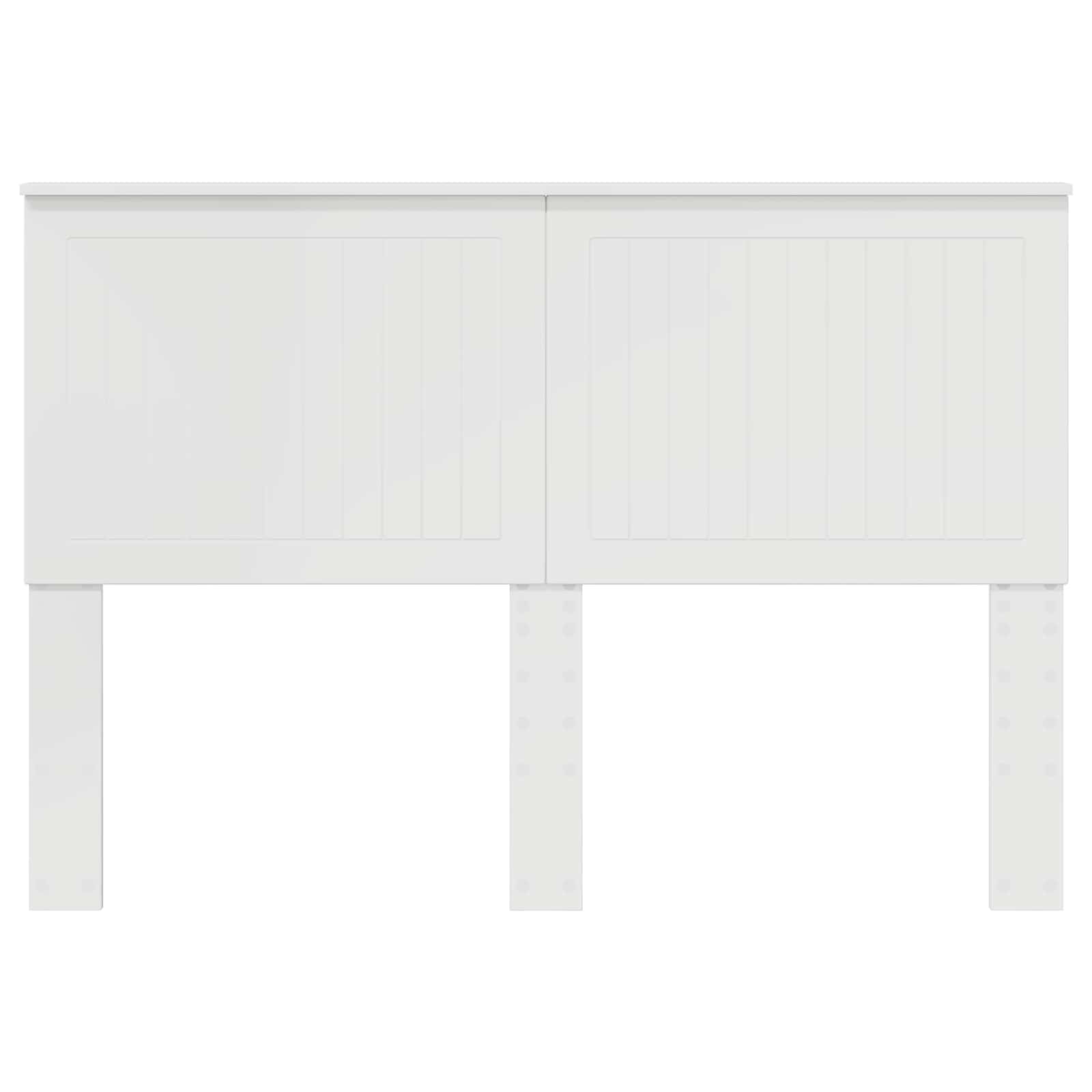 Uzglavlje s uzglavljem Sjajno bijelo 140 cm Konstruirano drvo