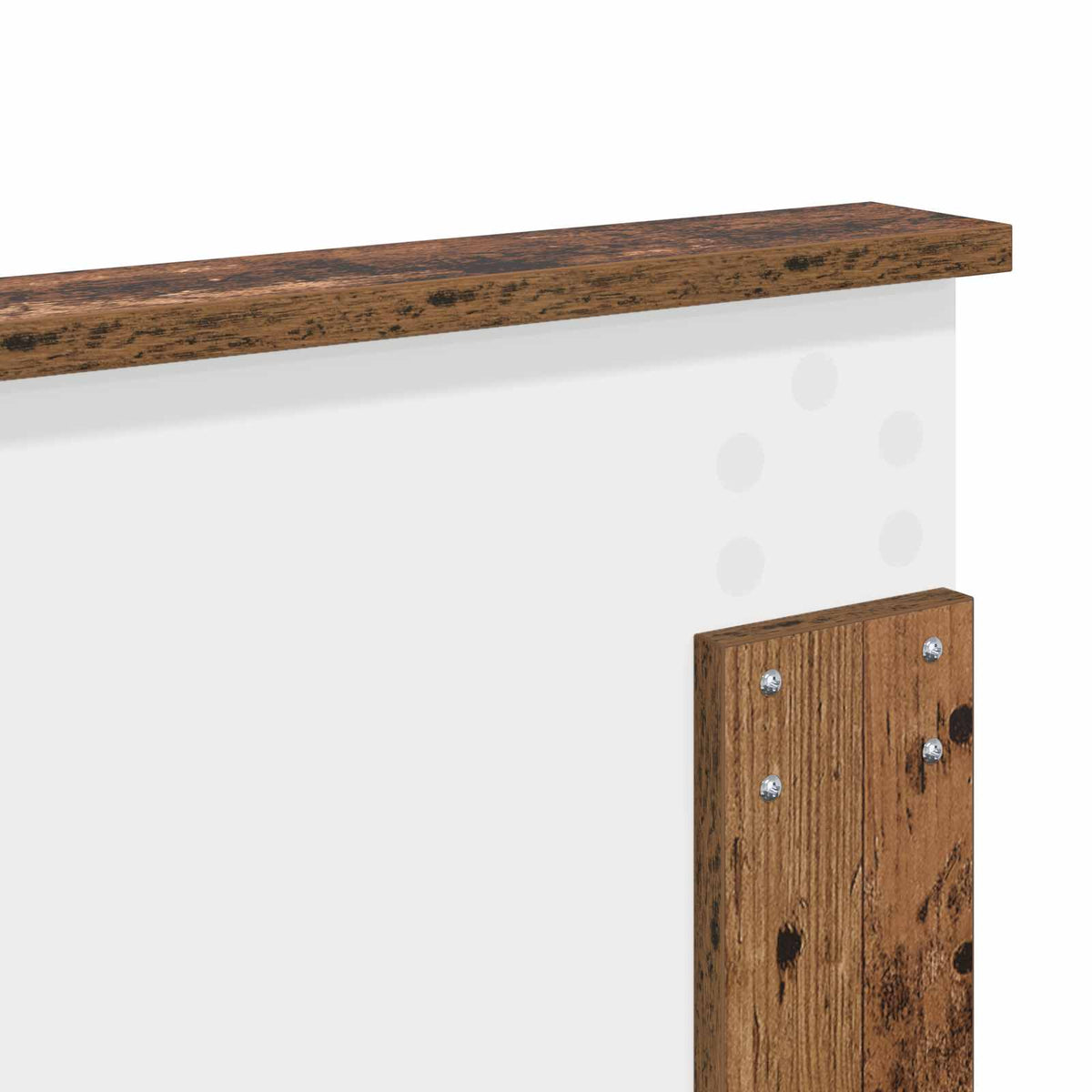 Uzglavlje s uzglavljem Staro drvo 140 cm Konstruirano drvo