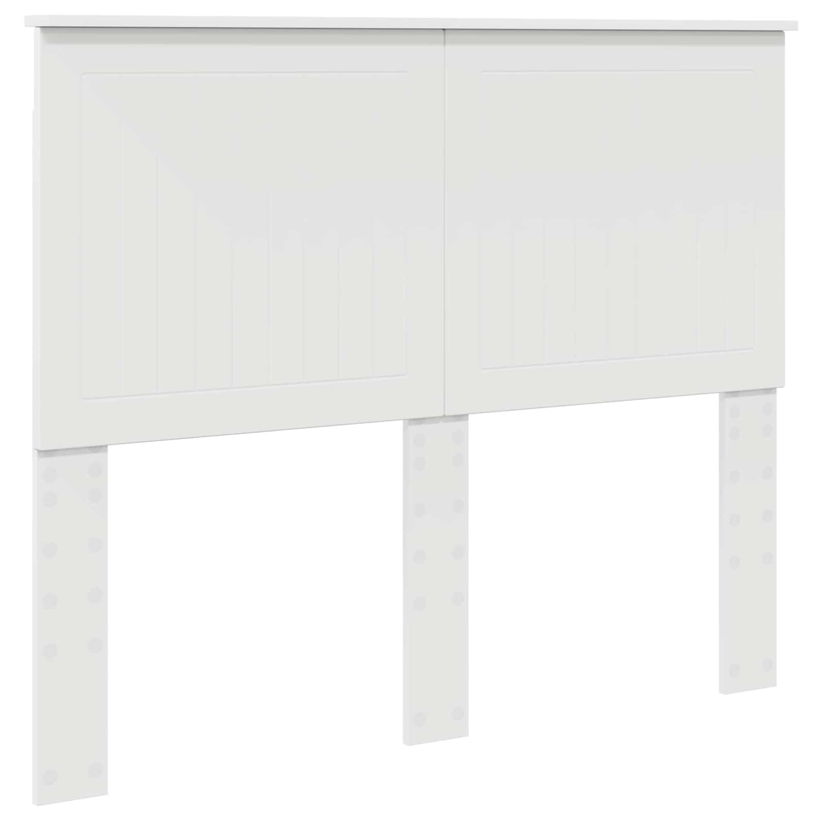 Uzglavlje s uzglavljem Bijelo 120 cm Konstruirano drvo