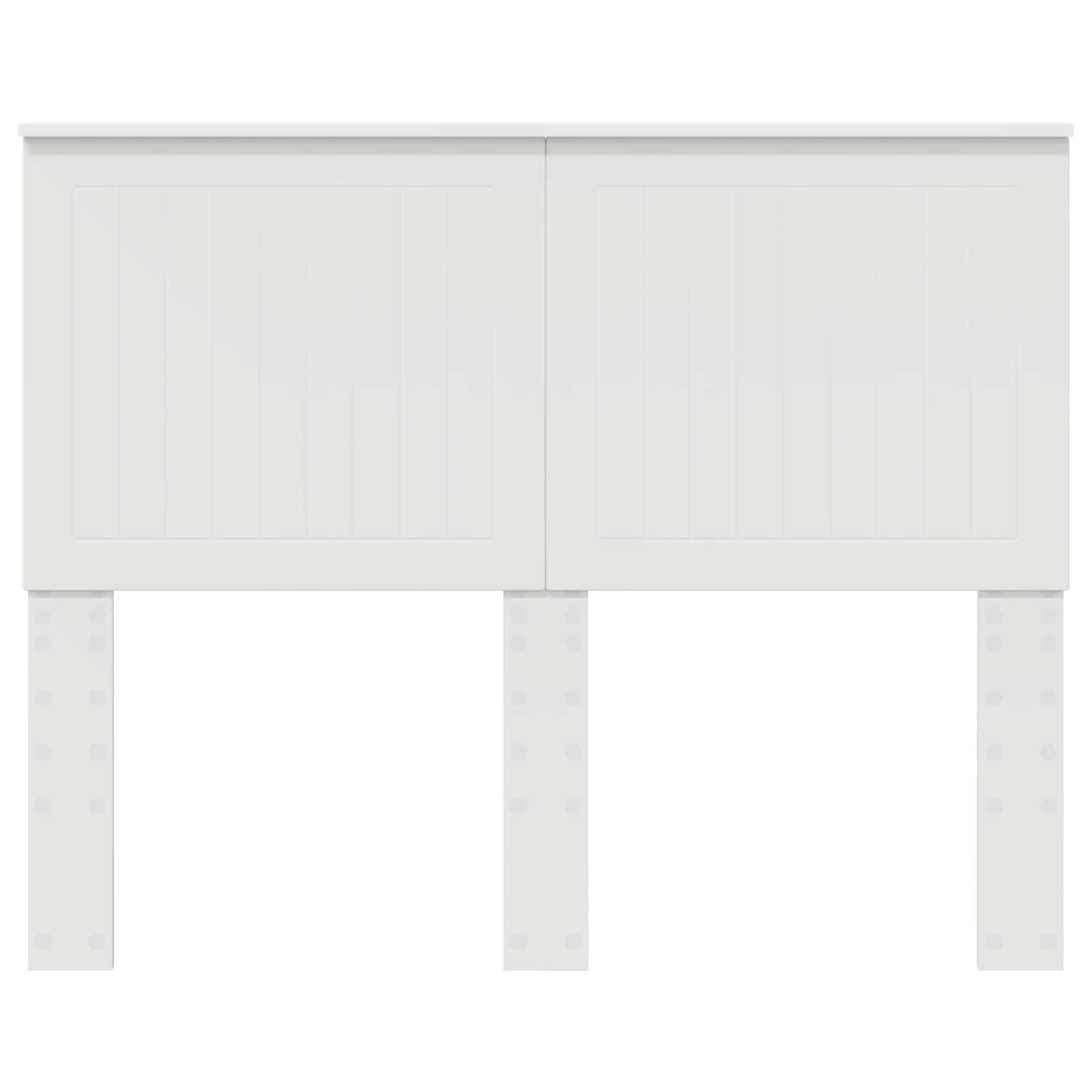Uzglavlje s uzglavljem Bijelo 120 cm Konstruirano drvo