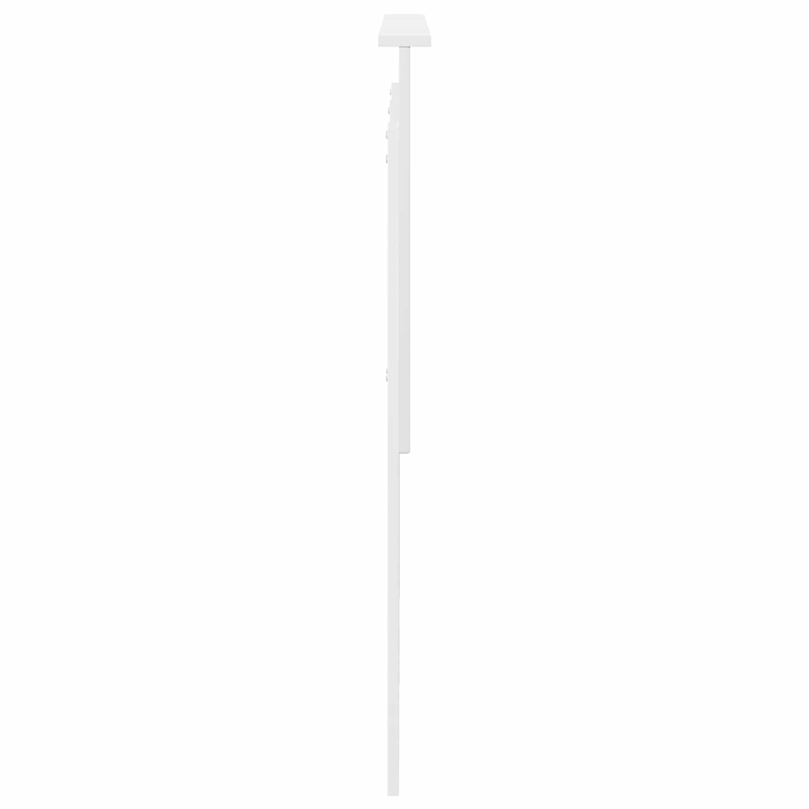 Uzglavlje s uzglavljem Bijelo 120 cm Konstruirano drvo