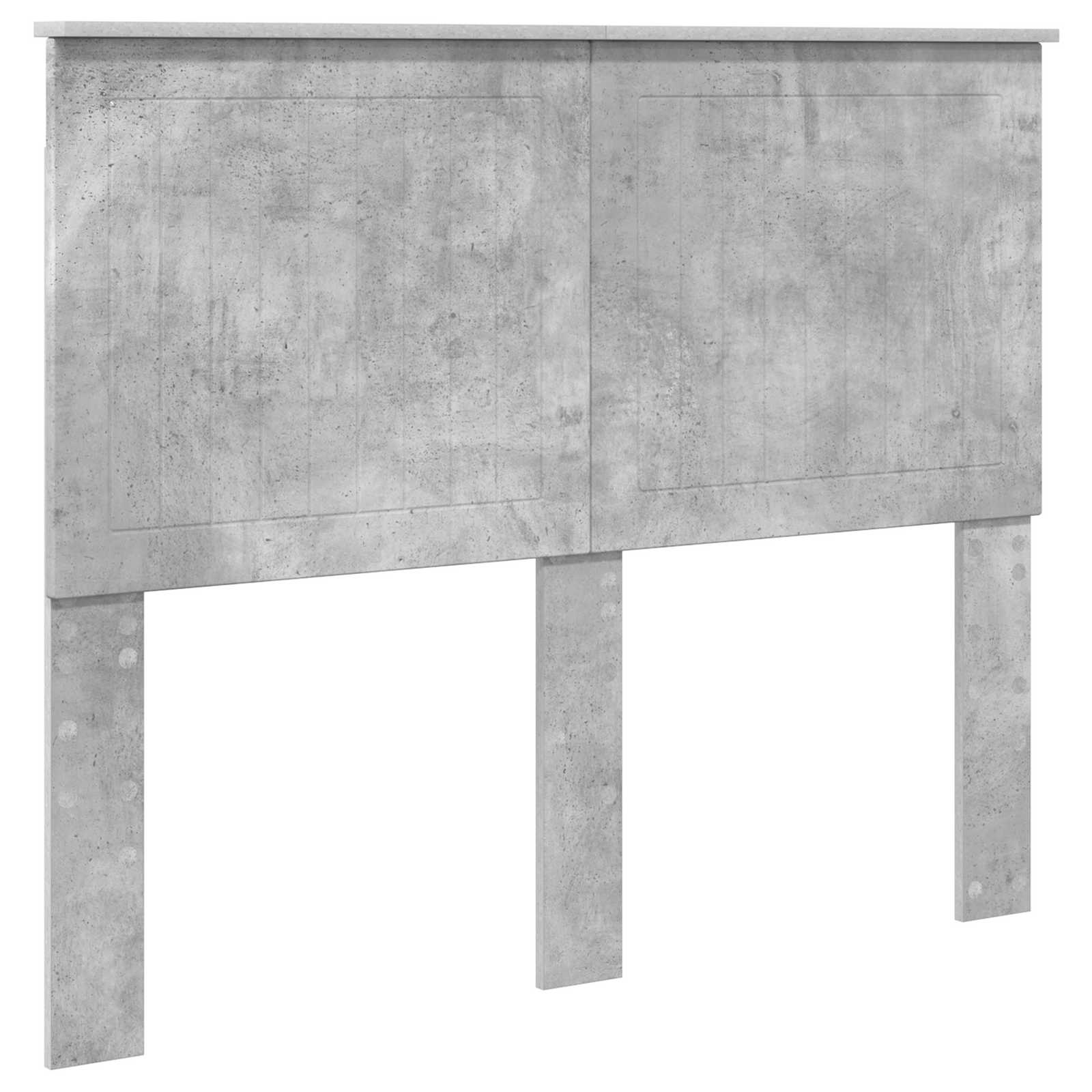 Uzglavlje s uzglavljem Betonski sivi 120 cm Konstruirano drvo