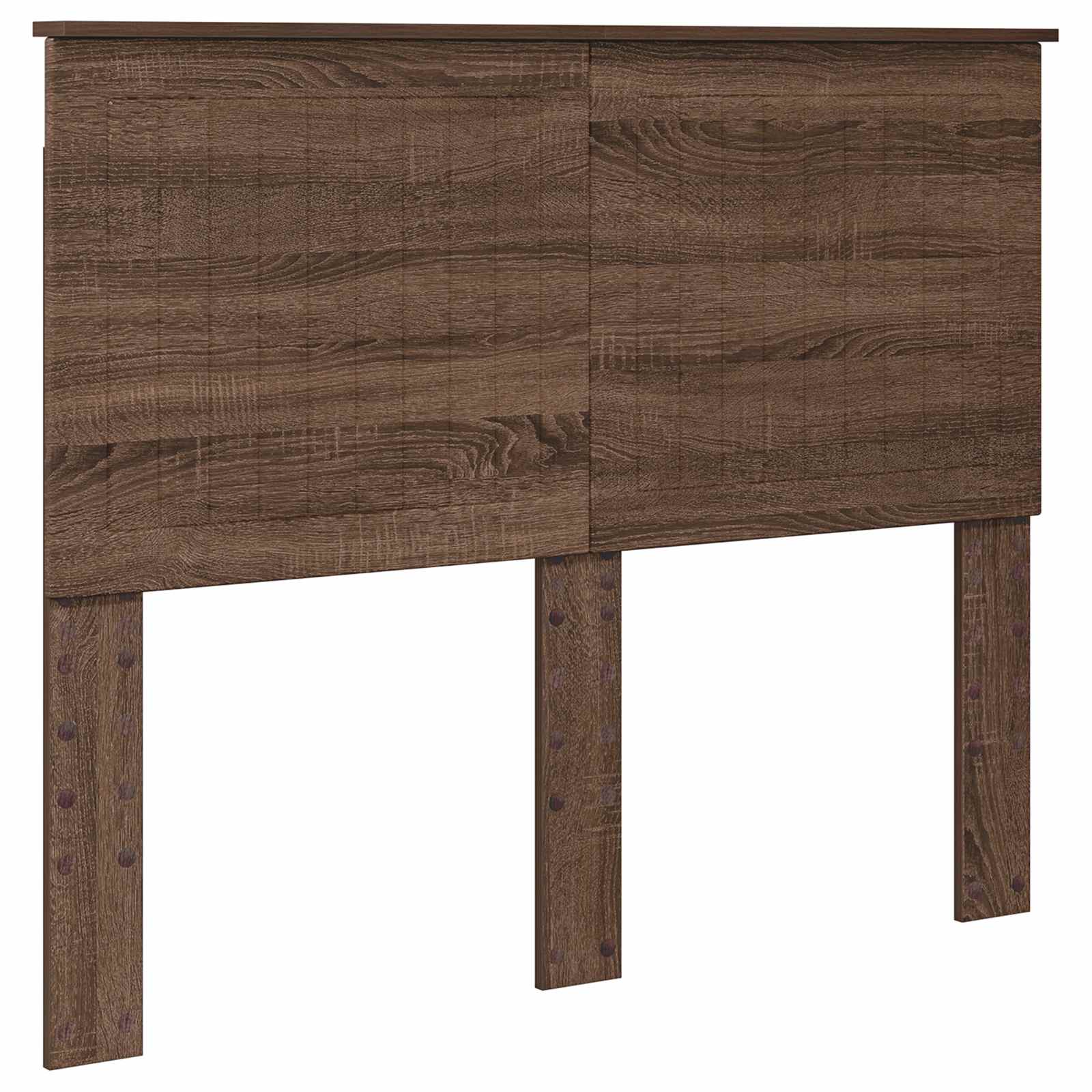 Uzglavlje s uzglavljem Smeđi hrast 120 cm Konstruirano drvo