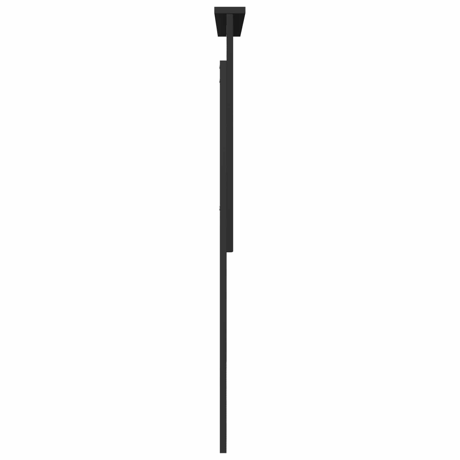 Uzglavlje s uzglavljem Crni hrast 100 cm Konstruirano drvo