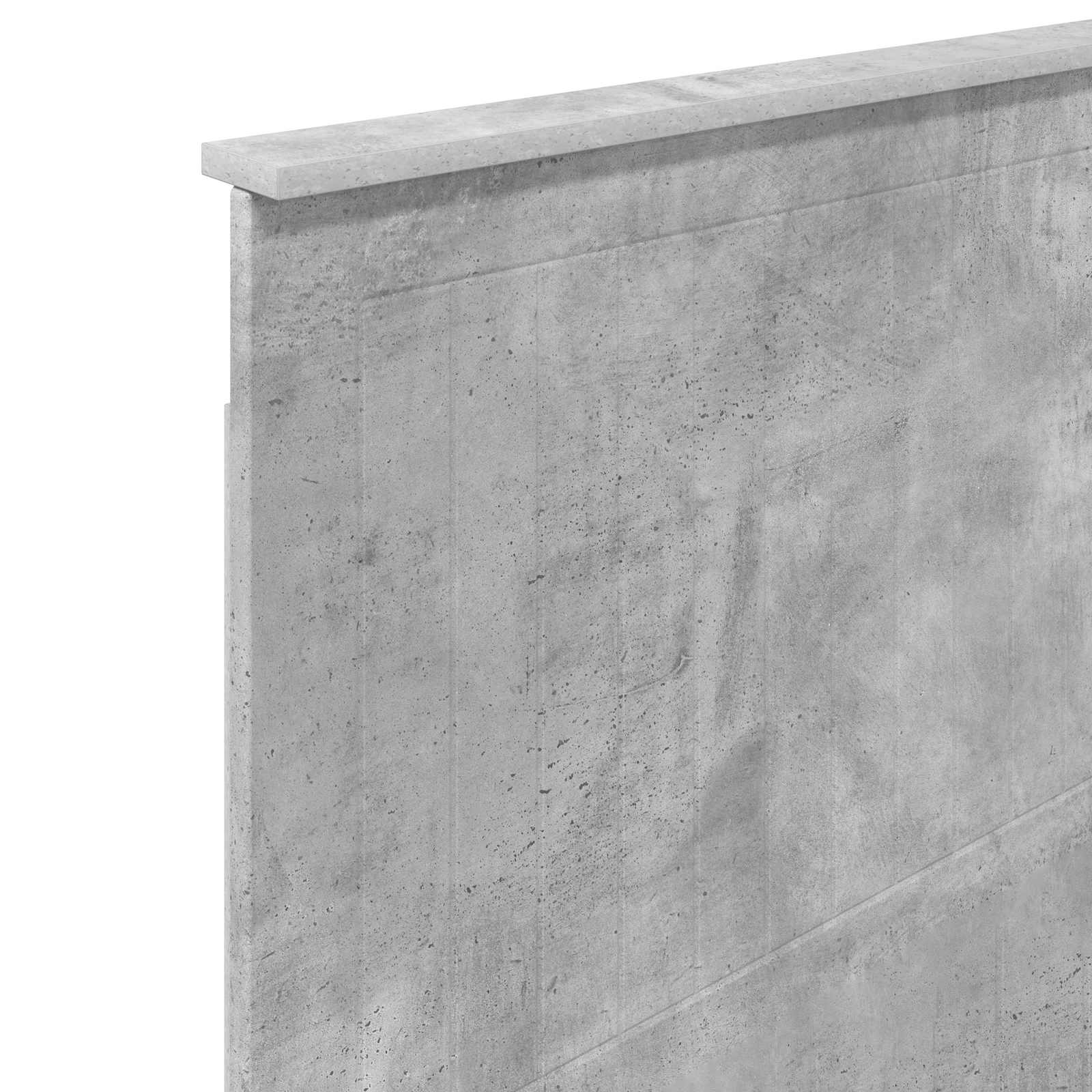 Uzglavlje s uzglavljem Betonski sivi 100 cm Konstruirano drvo