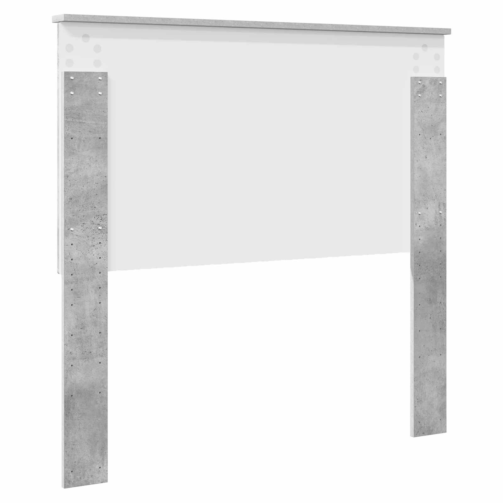 Uzglavlje s uzglavljem Betonski sivi 100 cm Konstruirano drvo