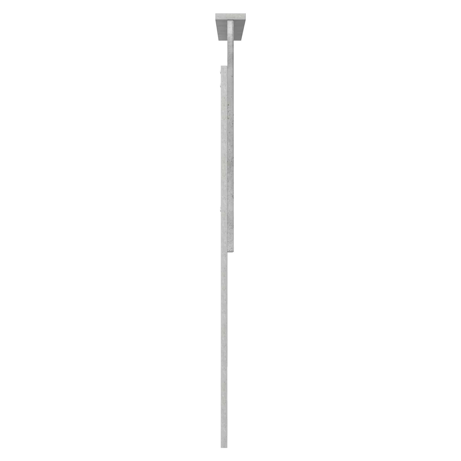 Uzglavlje s uzglavljem Betonski sivi 90 cm Konstruirano drvo